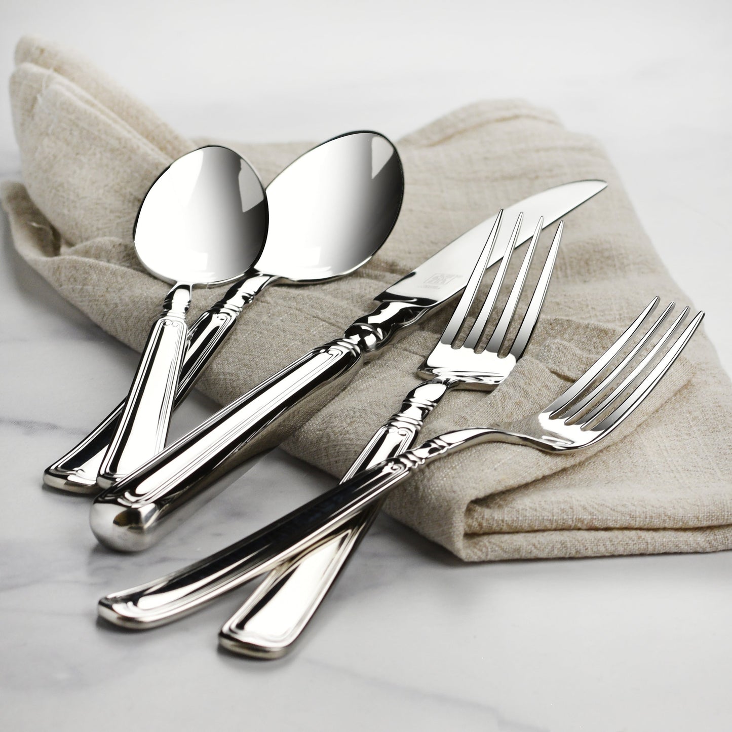Zwilling Vintage 45 Piece Stainless Steel Flatware Set