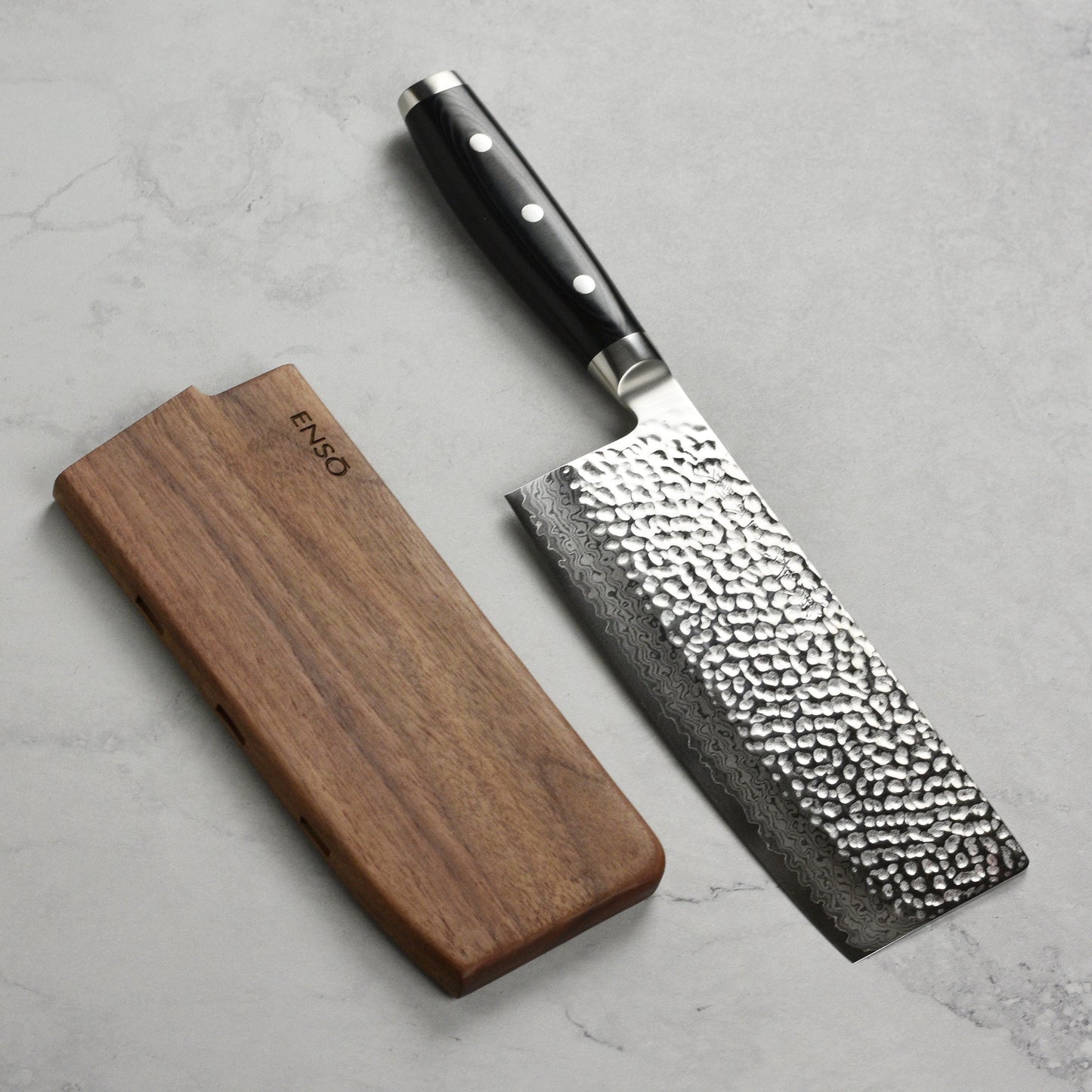 Enso Walnut Magnetic Sheath for 7" Chinese Chef's Knife
