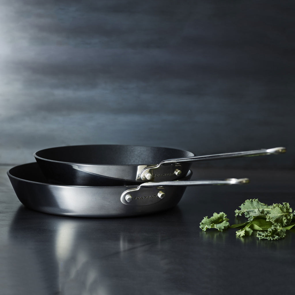 Scanpan Maitre D' Stratanium+ Nonstick Stainless Steel Fry Pan Set with Lids