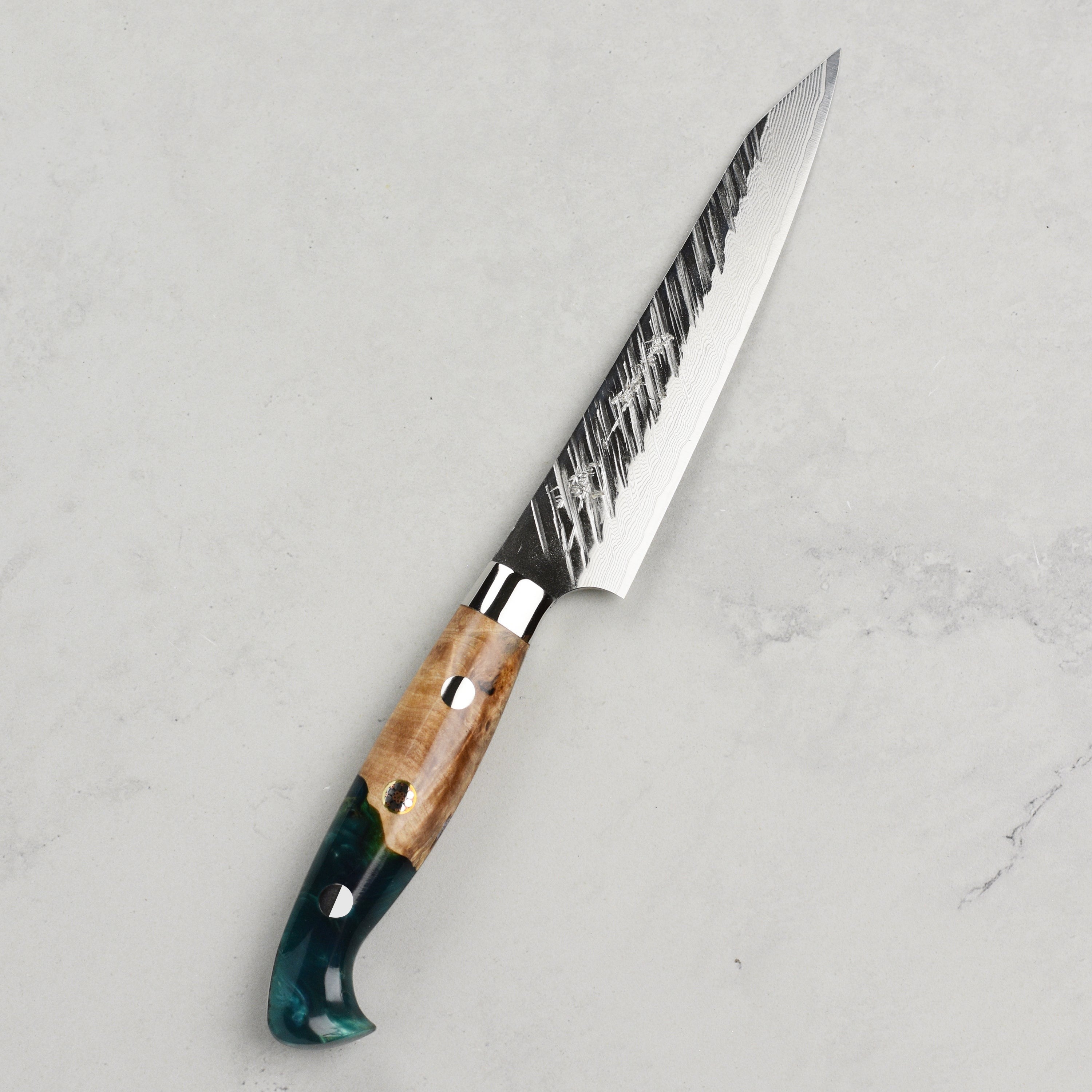 Kurosaki Fujin Forged SG2 Damascus 5.1" Petty with Saya