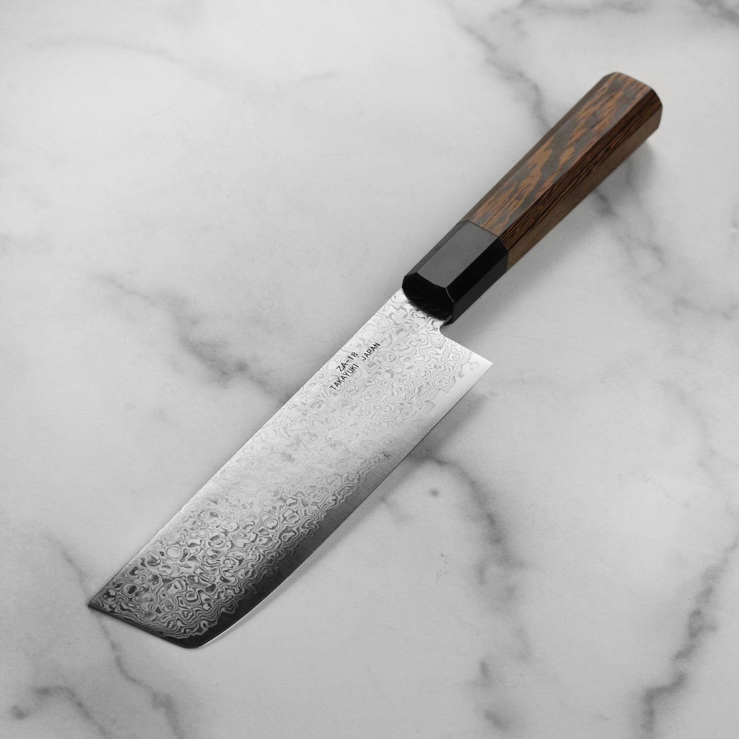Takayuki Ginga ZA-18 Damascus 6.5" Nakiri