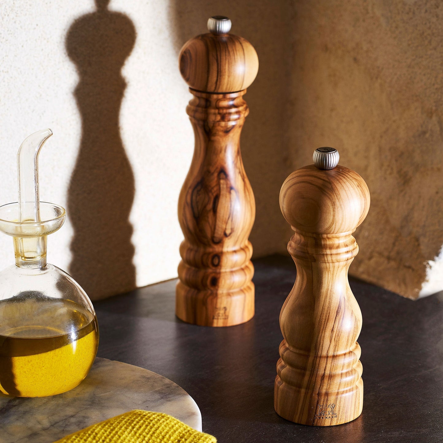 Peugeot Paris Olivewood 8.75" Salt & Pepper Mill Set