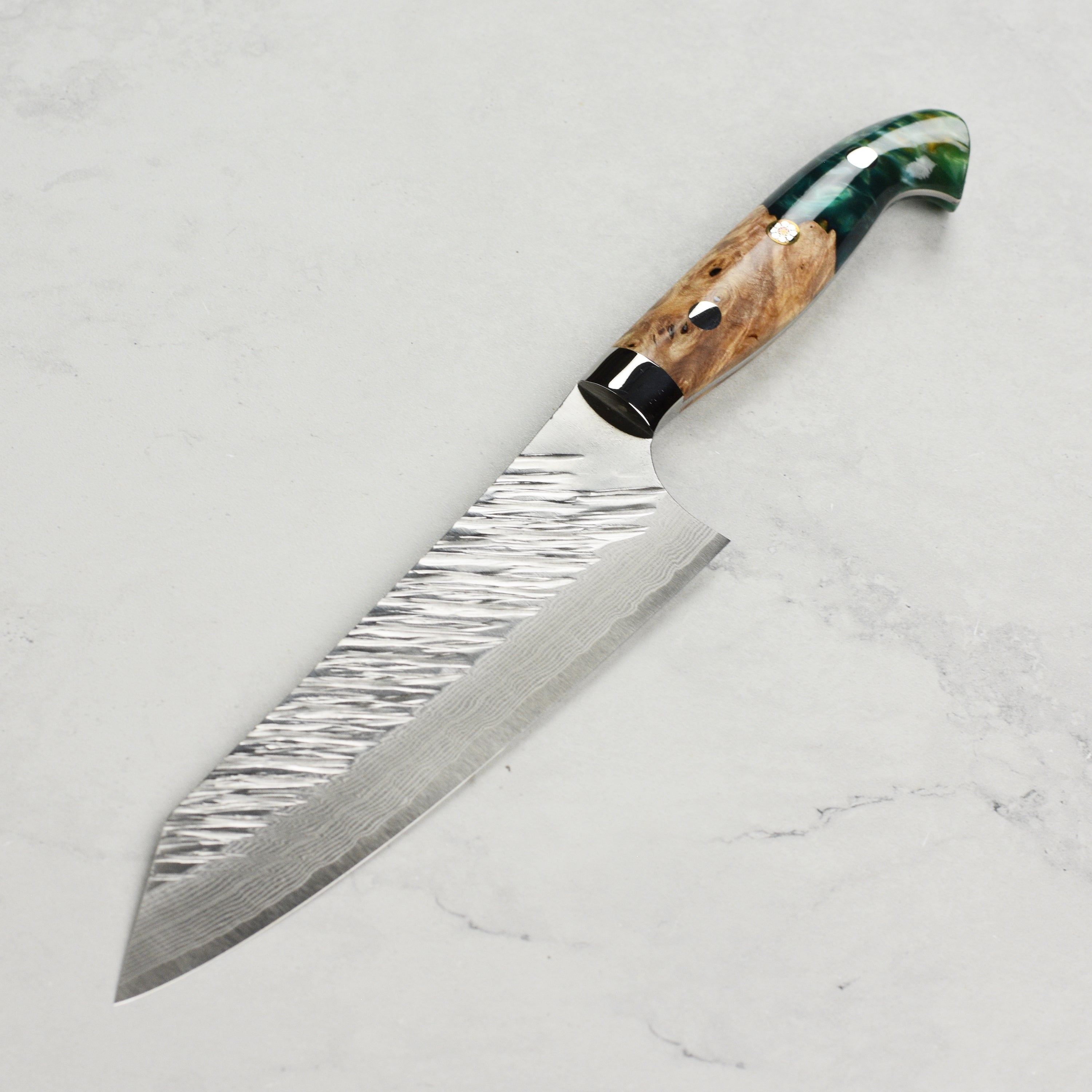 Kurosaki Fujin Forged SG2 Damascus 6.7" Bunka with Saya
