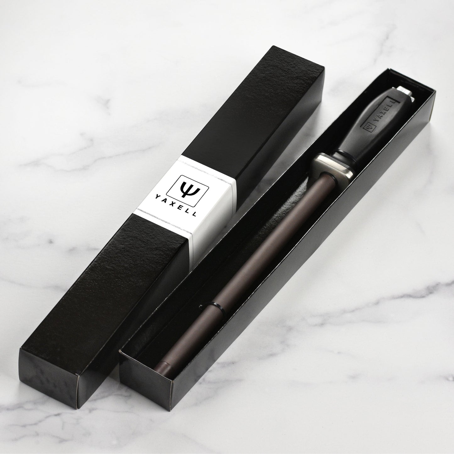 Yaxell 10.5" Reinforced Black Ceramic Sharpening Rod