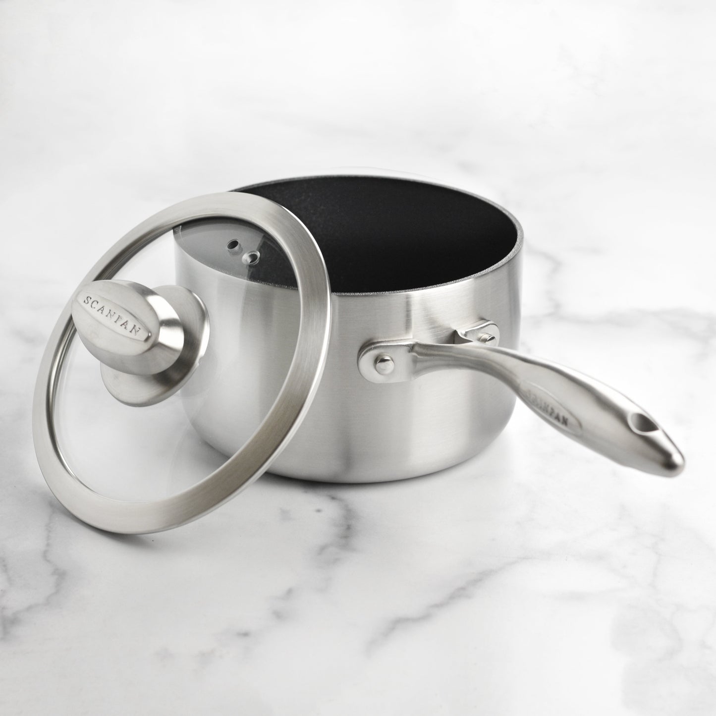 Scanpan CX+ 2-quart Stainless Steel Nonstick Saucepan