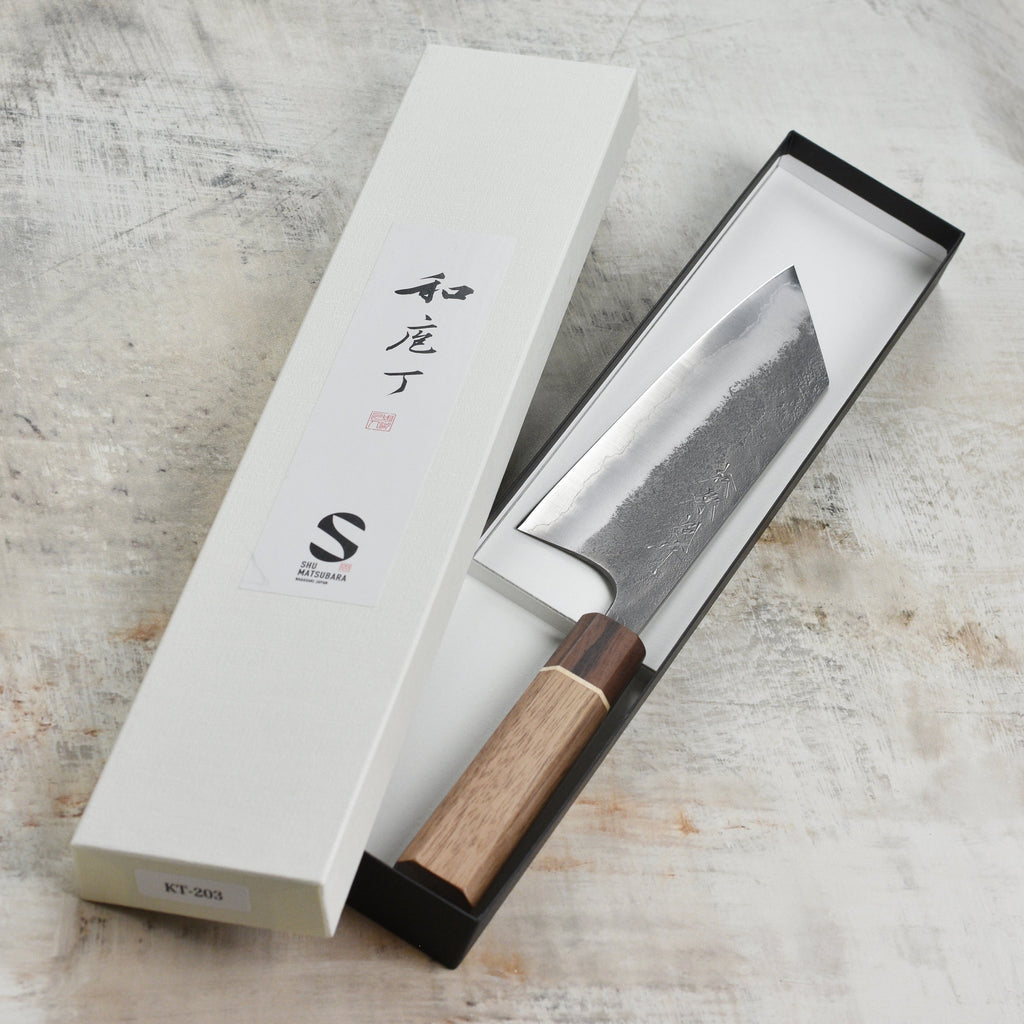 Matsubara Aogami #2 Nashiji Stainless Clad 6.7" Bunka