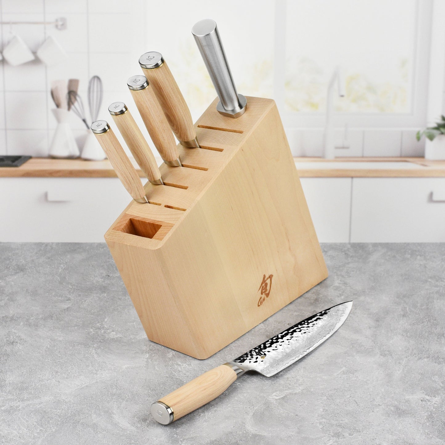 Shun Premier Blonde 7 Piece Knife Block Set