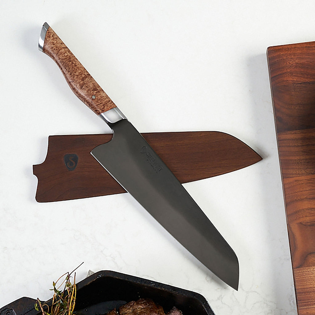 Steelport Carbon Steel 2 Piece Starter Knife Set with Oregon Maple Magnetic Sheaths