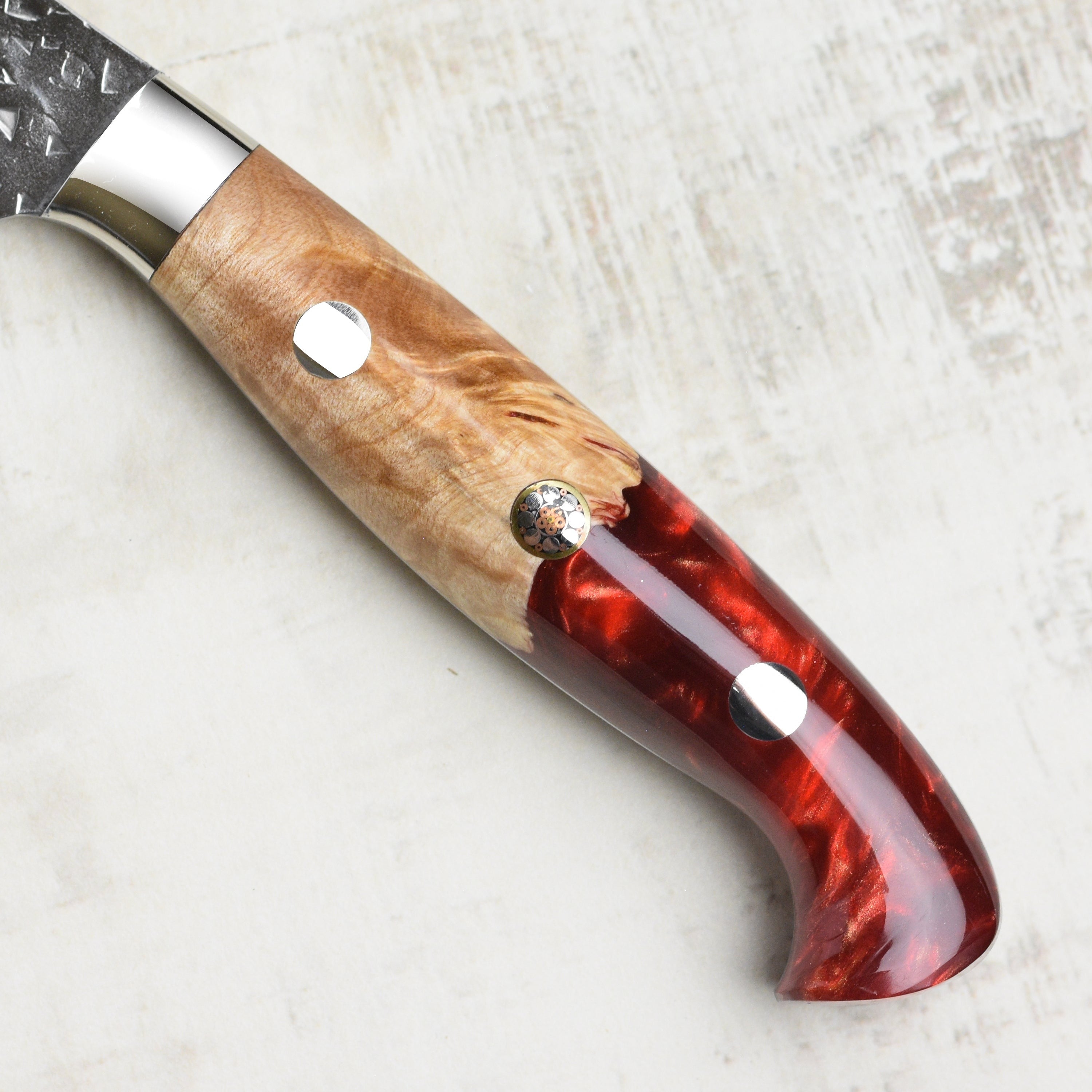 Kurosaki Shizuku Forged SG2 Damascus 5.9" Petty with Saya