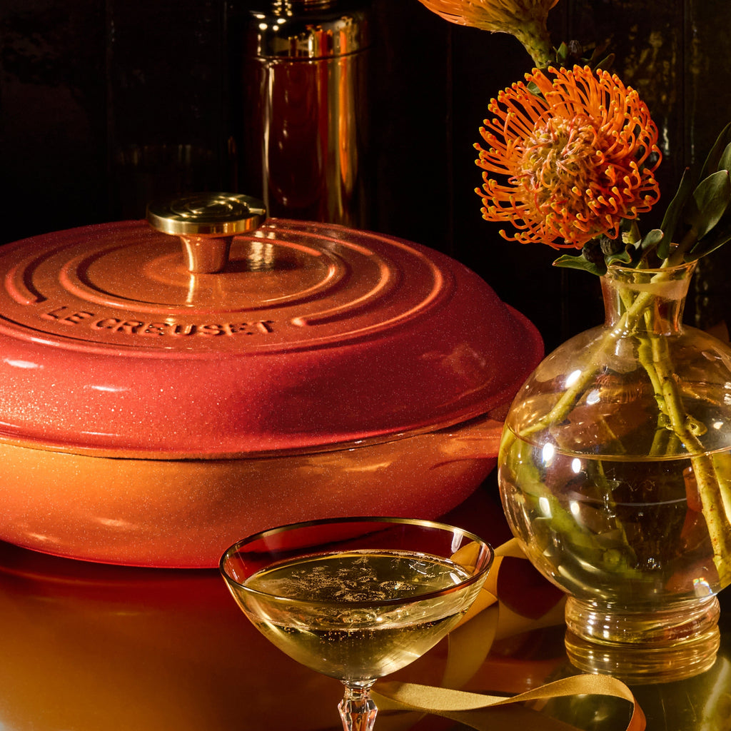 Le Creuset Signature Cast Iron 3.5-quart Flamme Doree Braiser