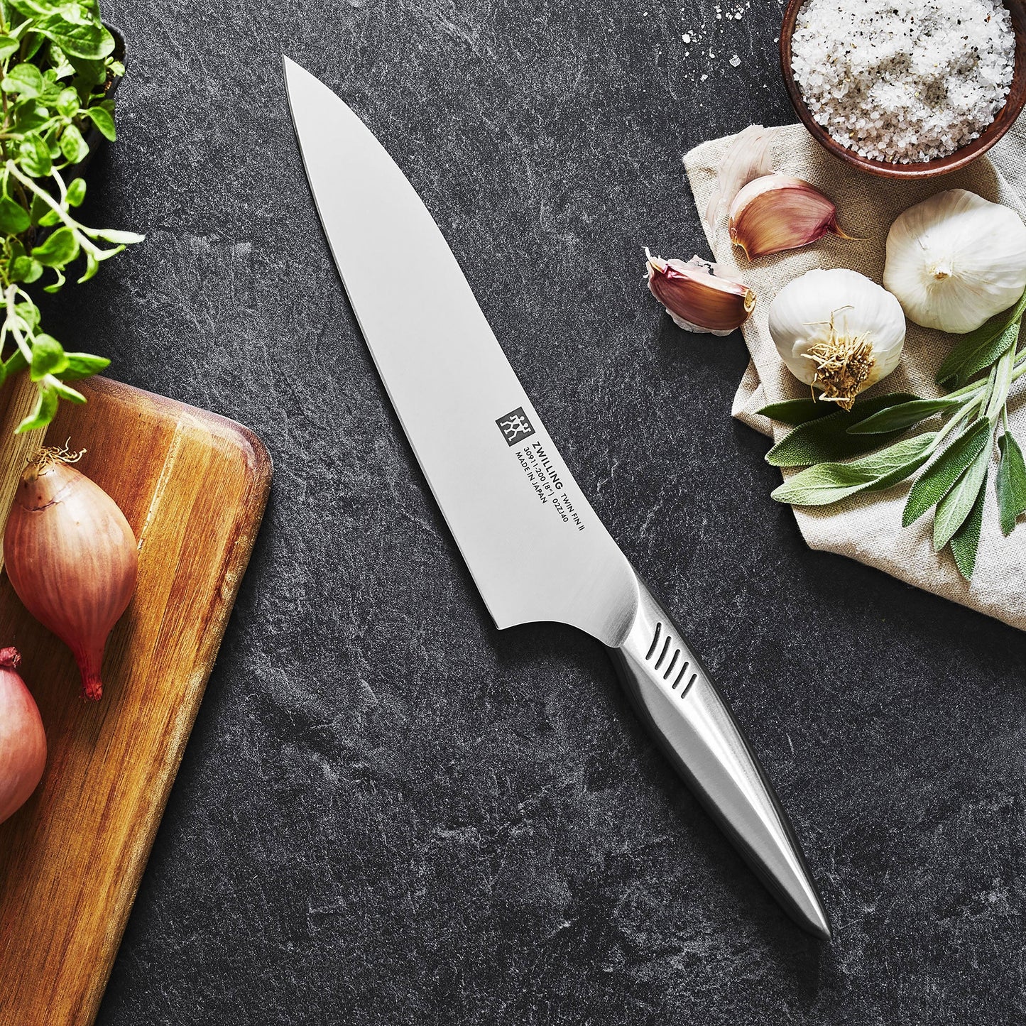 Zwilling Twin Fin II 8 Piece Magnetic Knife Block Set