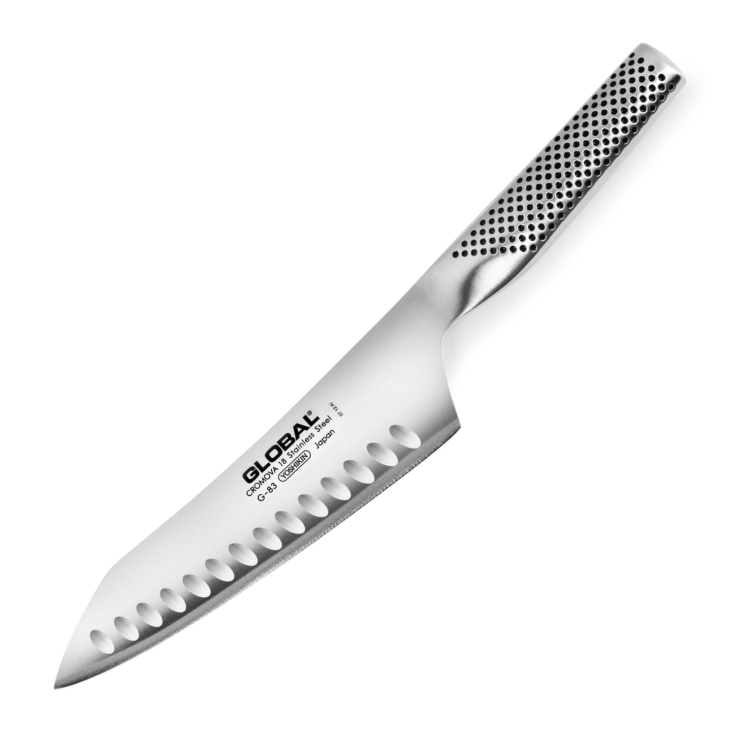 Global 7" Hollow Edge Asian Chef's Knife