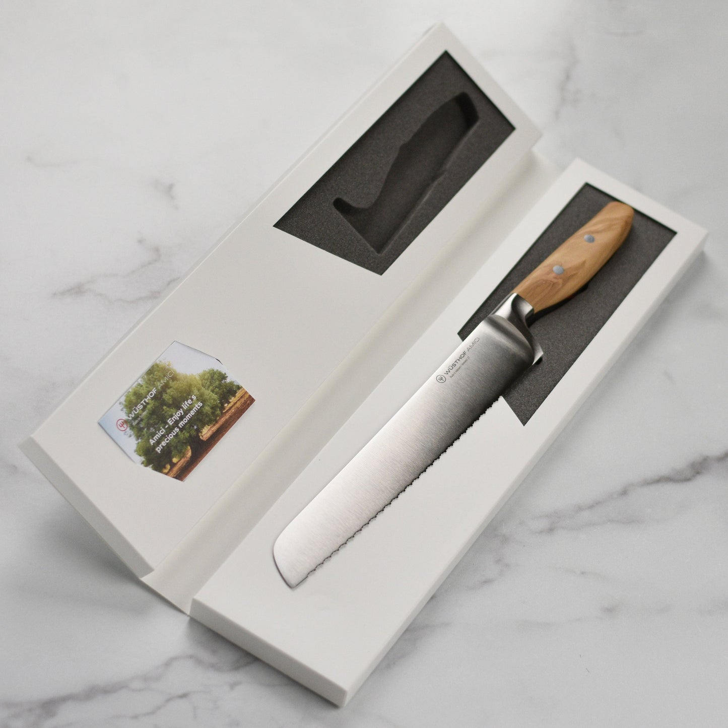 Wusthof Amici 9" Double Serrated Bread Knife