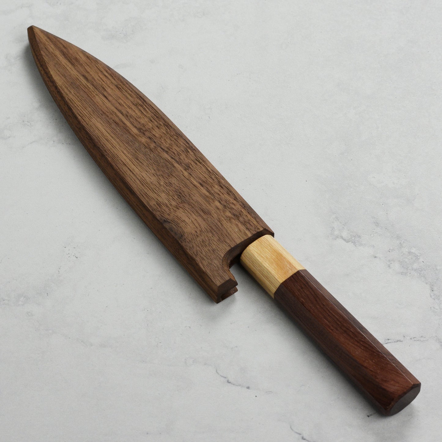 Walnut Magnetic Saya for 5.9" Petty