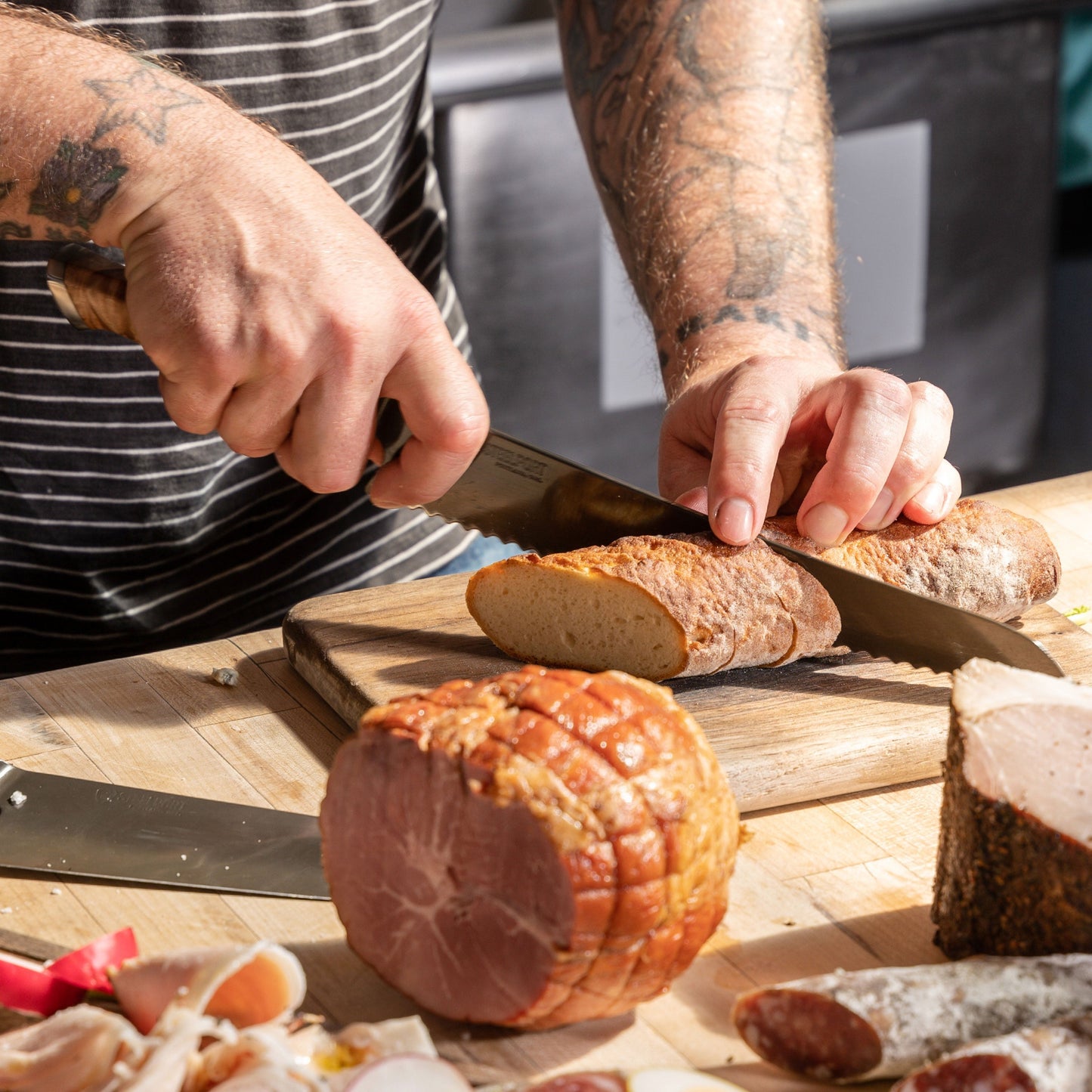 Steelport Carbon Steel 10" Bread Knife