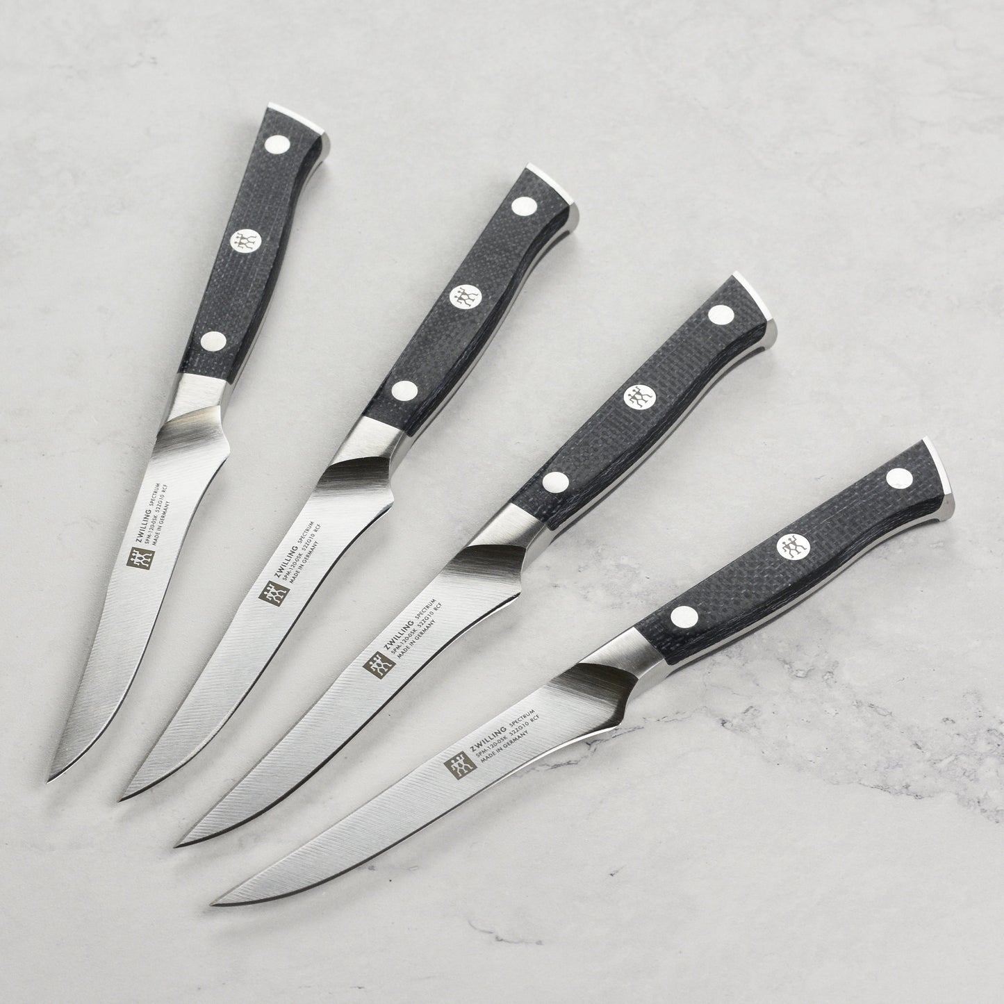 Zwilling Spectrum 4 Piece Steak Knife Set with Wooden Case