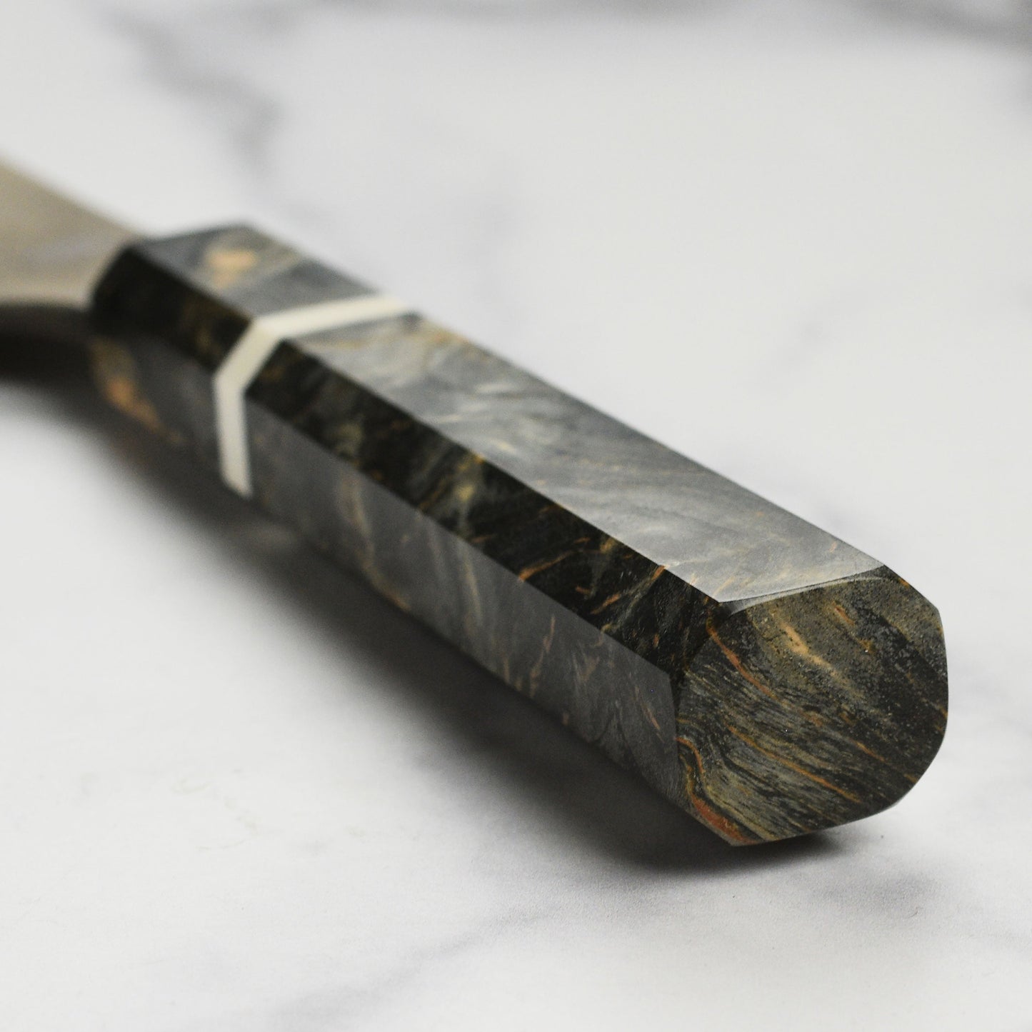 Nigara Ginsan Kurozome Damascus 7" Santoku
