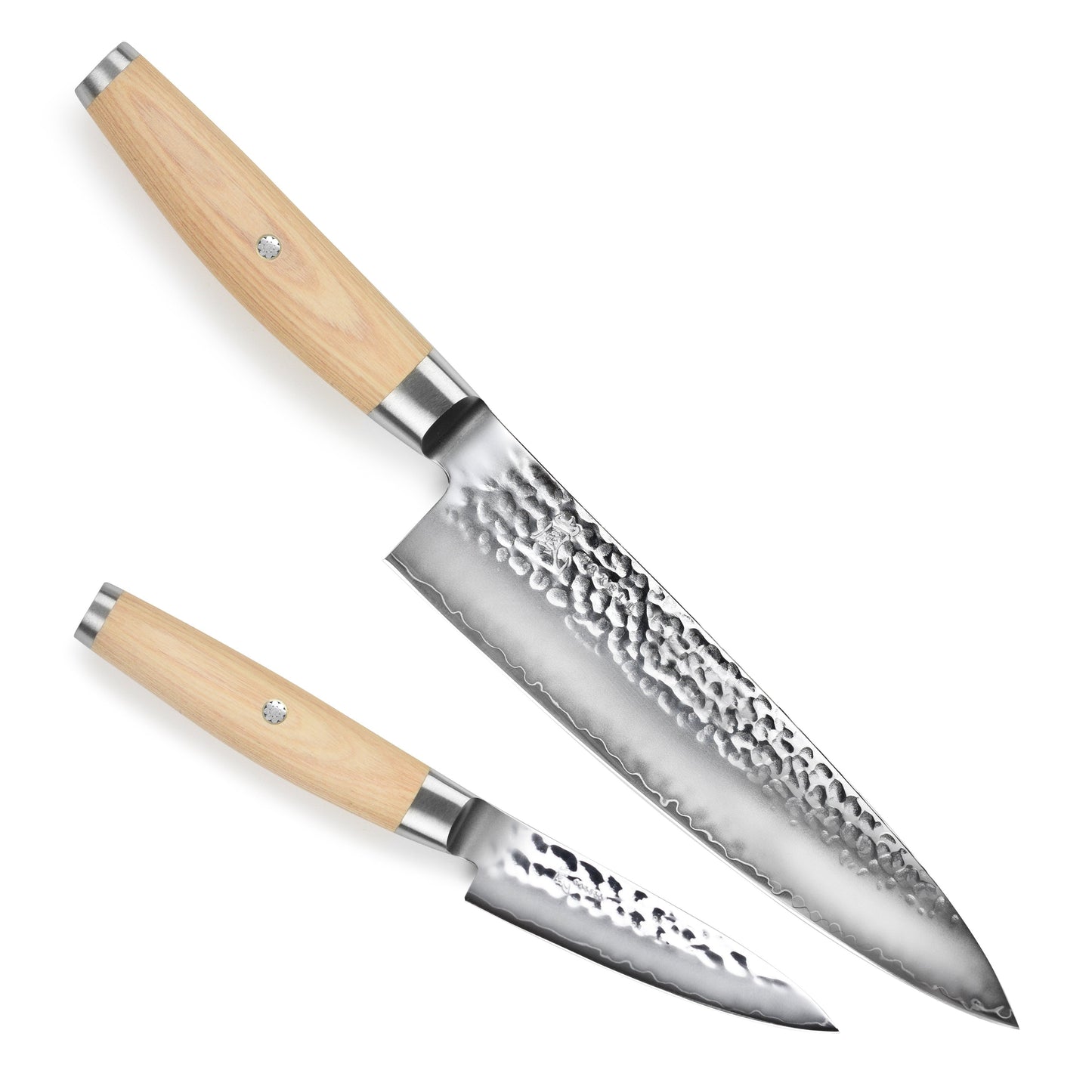 Yaxell Ketu SG2 2 Piece Knife Set, Blonde Handle
