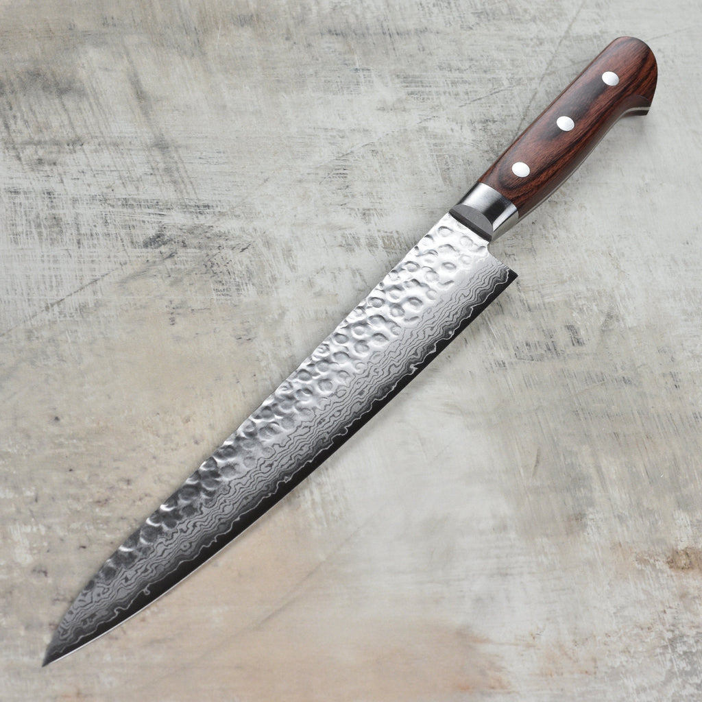 Ittetsu VG10 Hammered Damascus 9.4" Sujihiki