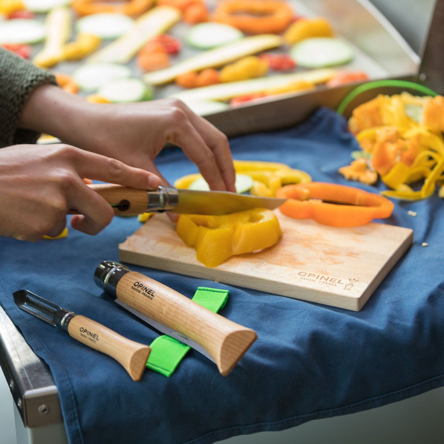 Opinel Nomad Outdoor Camping Folding Knife & Utensil Kit