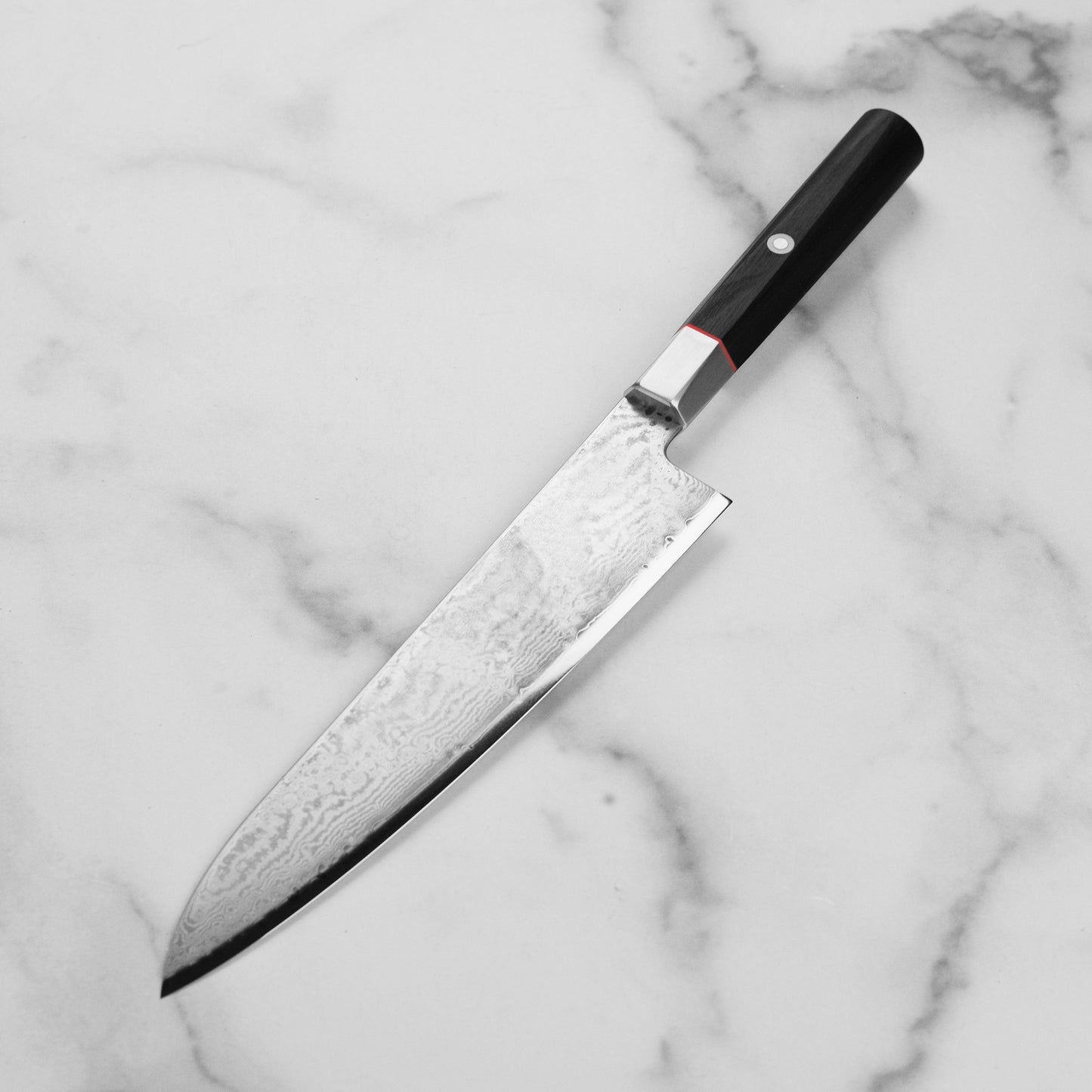 Zanmai Hybrid Damascus Splash 8.25" Gyuto