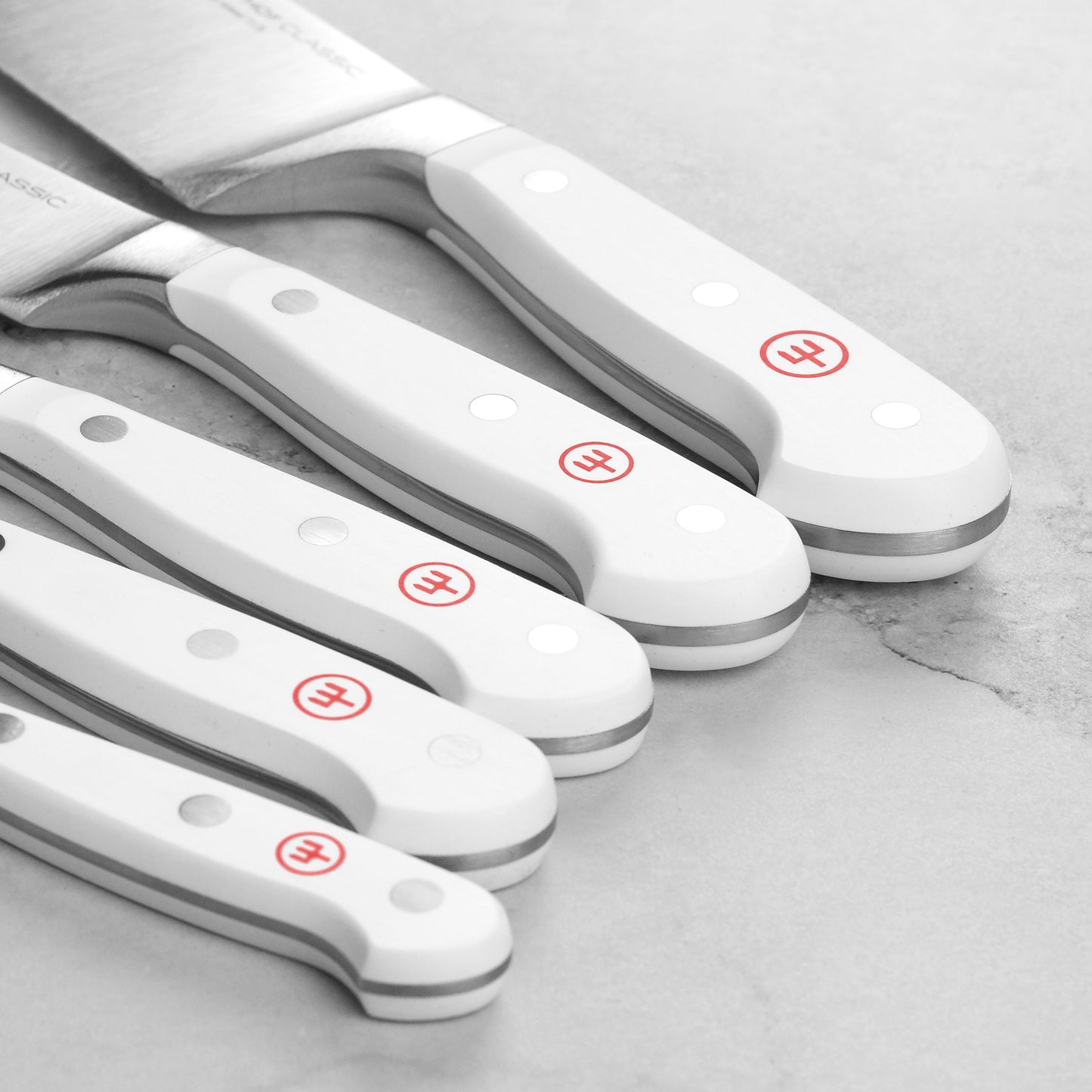 Wusthof Classic White 7 Piece Slim Knife Block Set