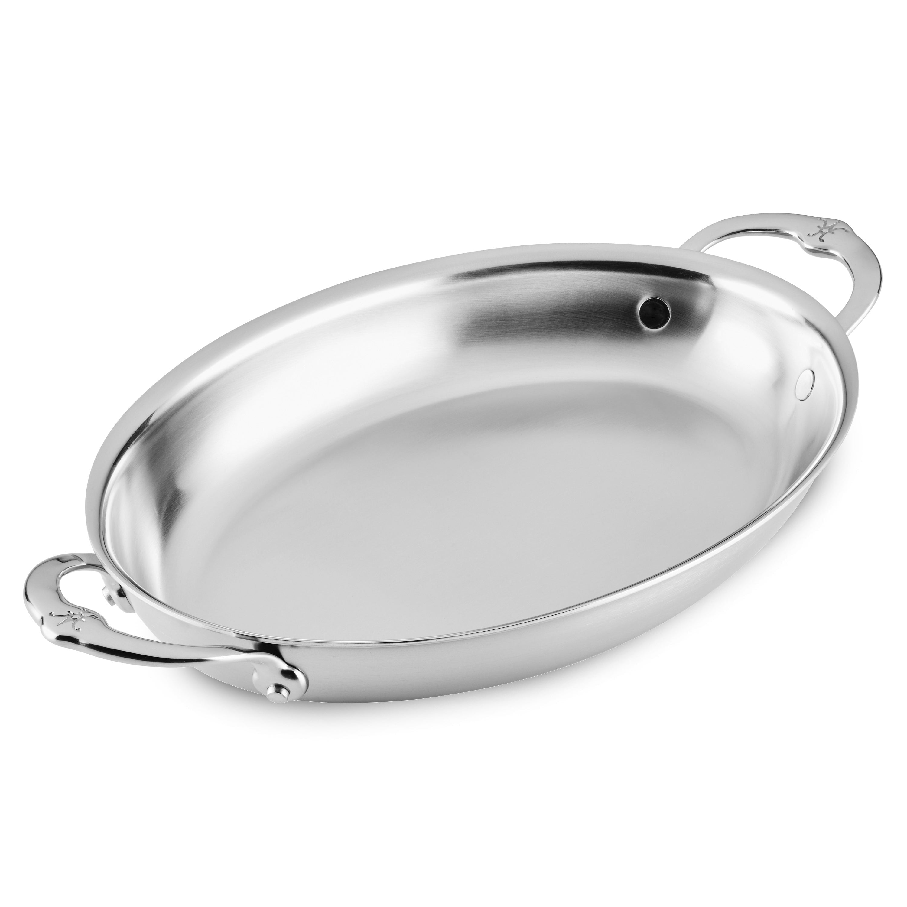 Hestan Tri-Ply Oval Au Gratin, 12.5" x 9"