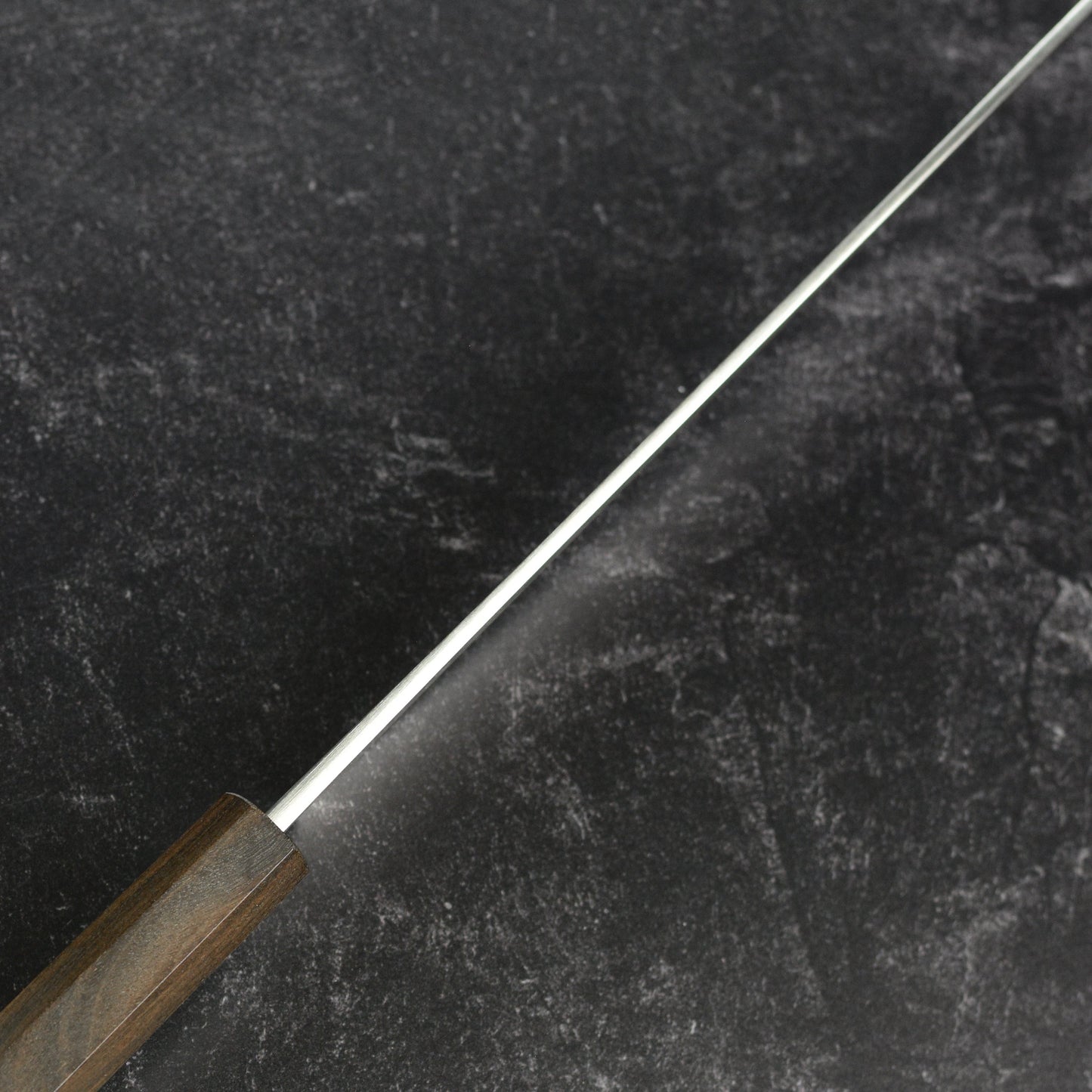 Yoshikane SKD Nashiji Stainless Clad 9.4" Sujihiki, Bubinga