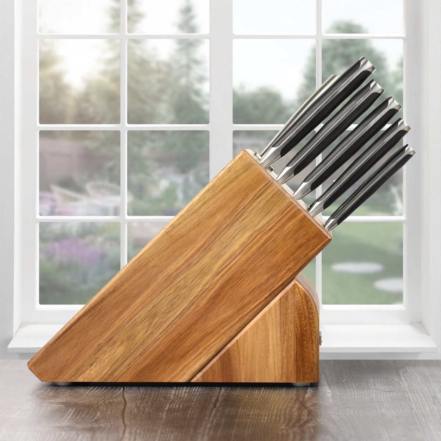 Wusthof Classic Ikon 10 Piece Acacia Knife Block Set