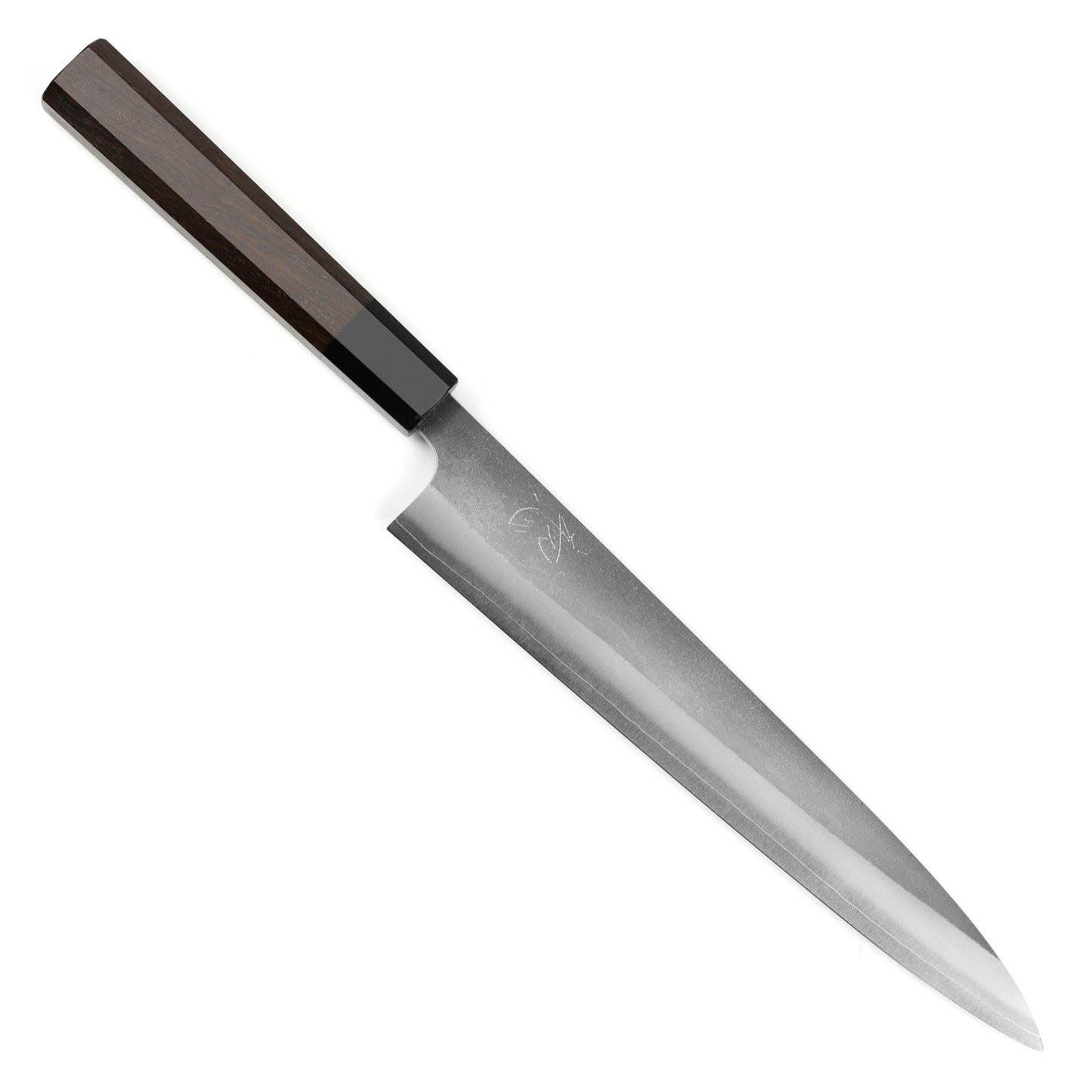 Yoshikane SKD Nashiji Stainless Clad 9.4" Sujihiki, Walnut