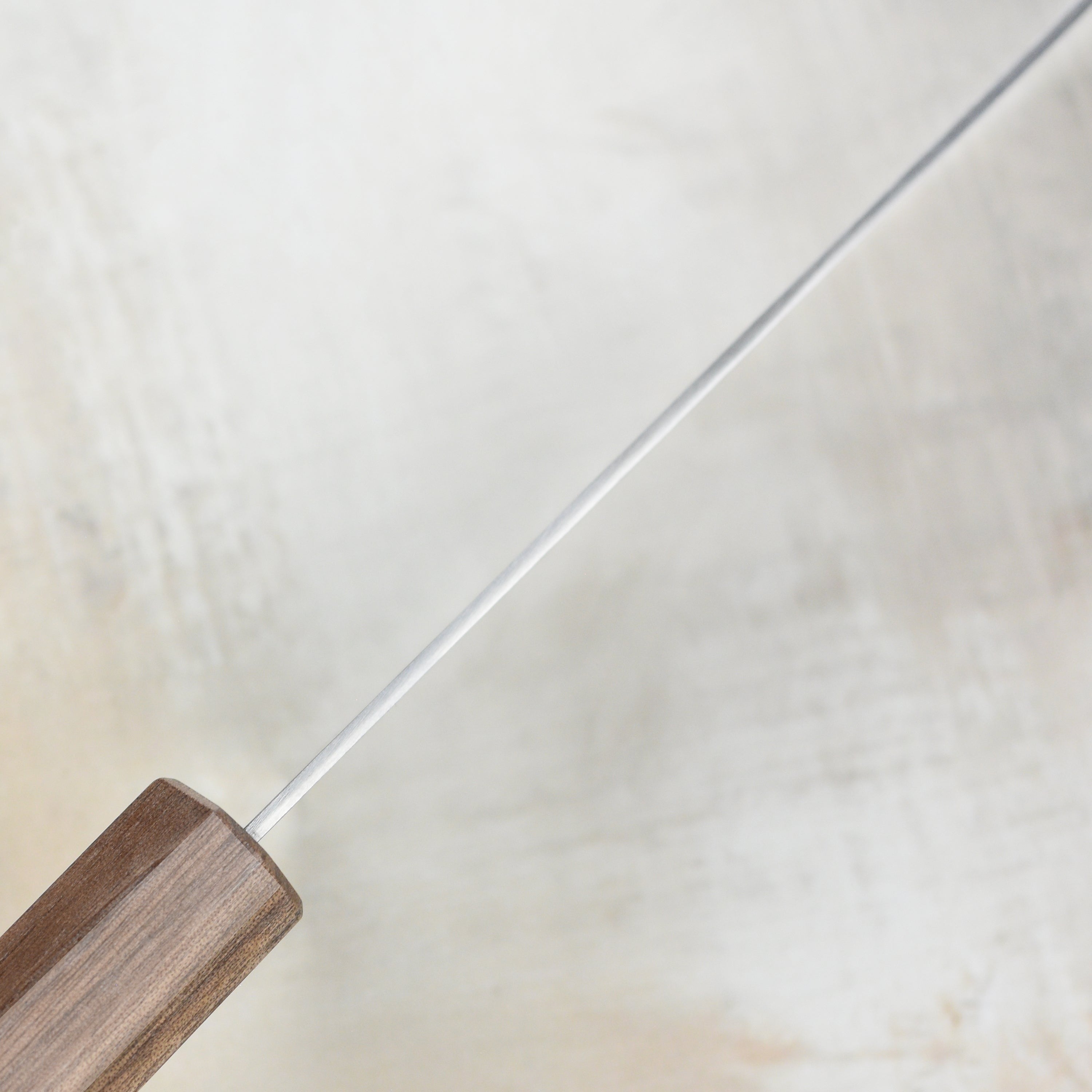 Masutani VG1 Hammered 7" Gyuto, Octagonal Walnut Handle