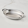 Hestan Tri-Ply Oval Au Gratin, 12.5" x 9"