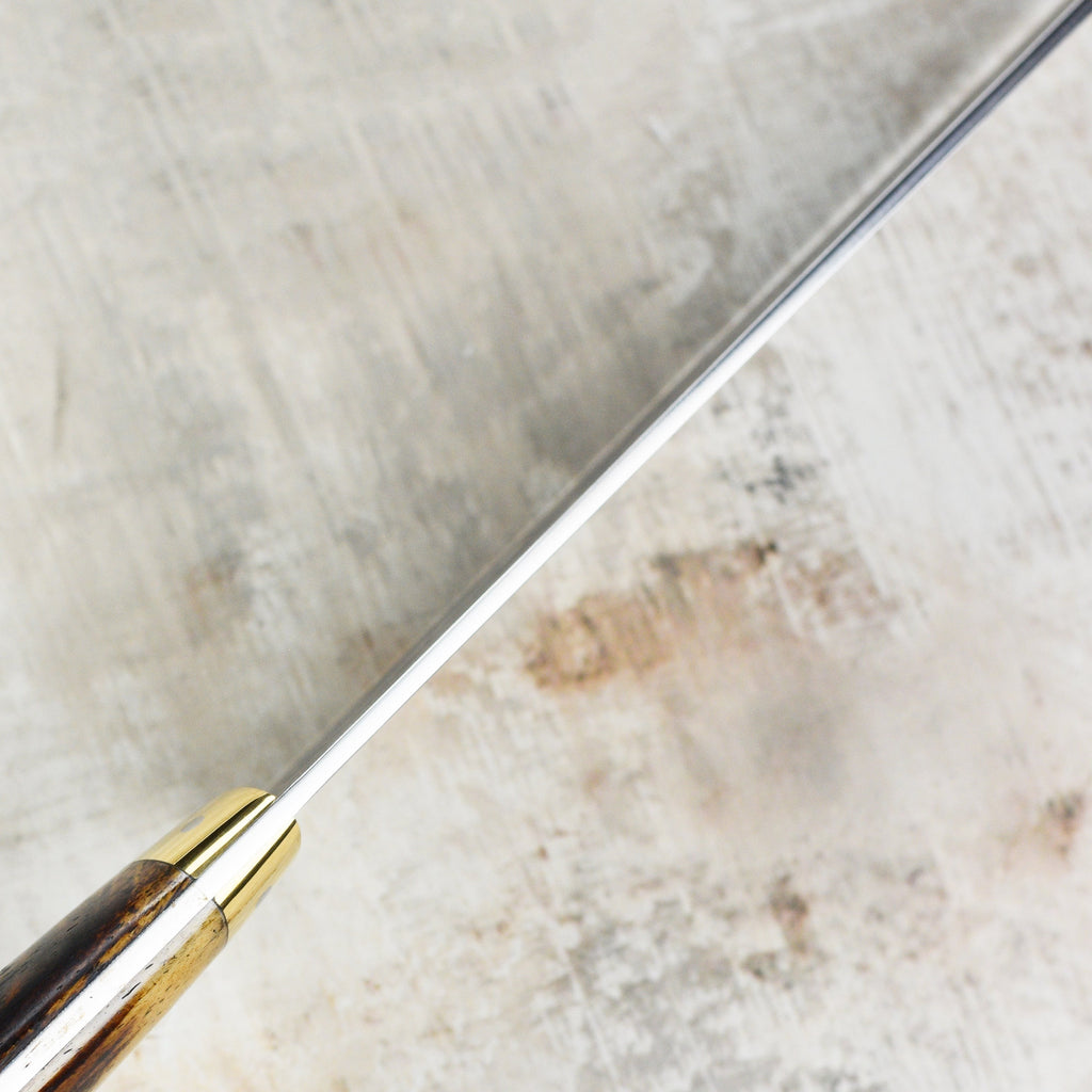 Saji VG10 Black Damascus 7" Bunka with Horn Handle