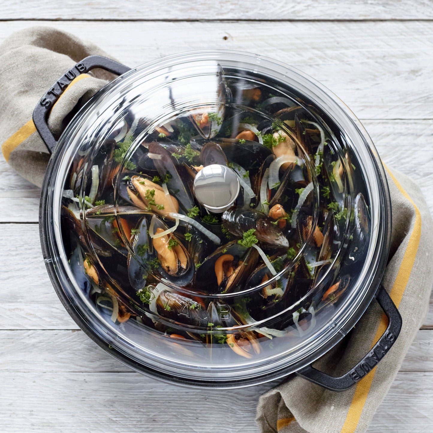 Staub 3.5-quart Matte Black Braiser with Glass Lid