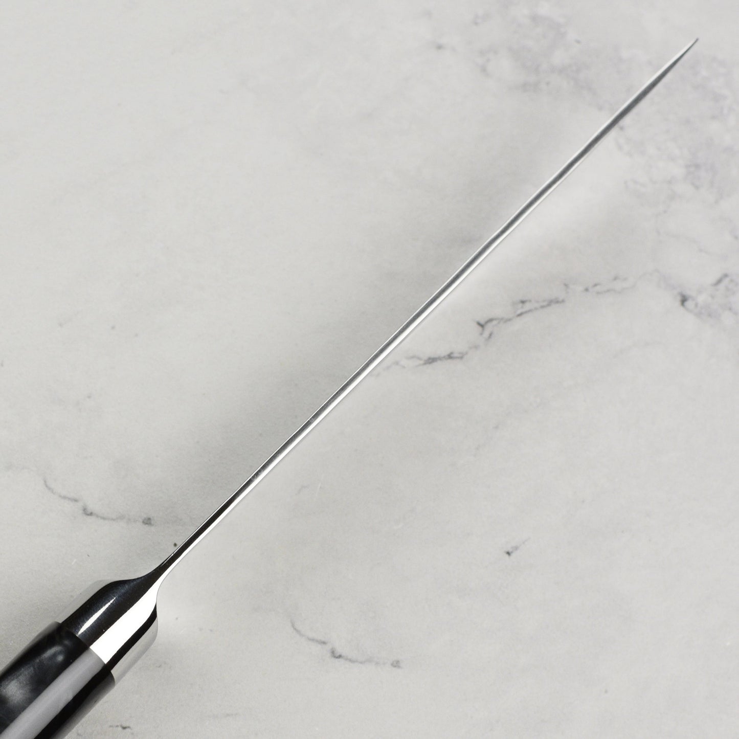 Nexus 4 Piece Damascus Steak Knife Set, Black Resin & Stabilized Wood