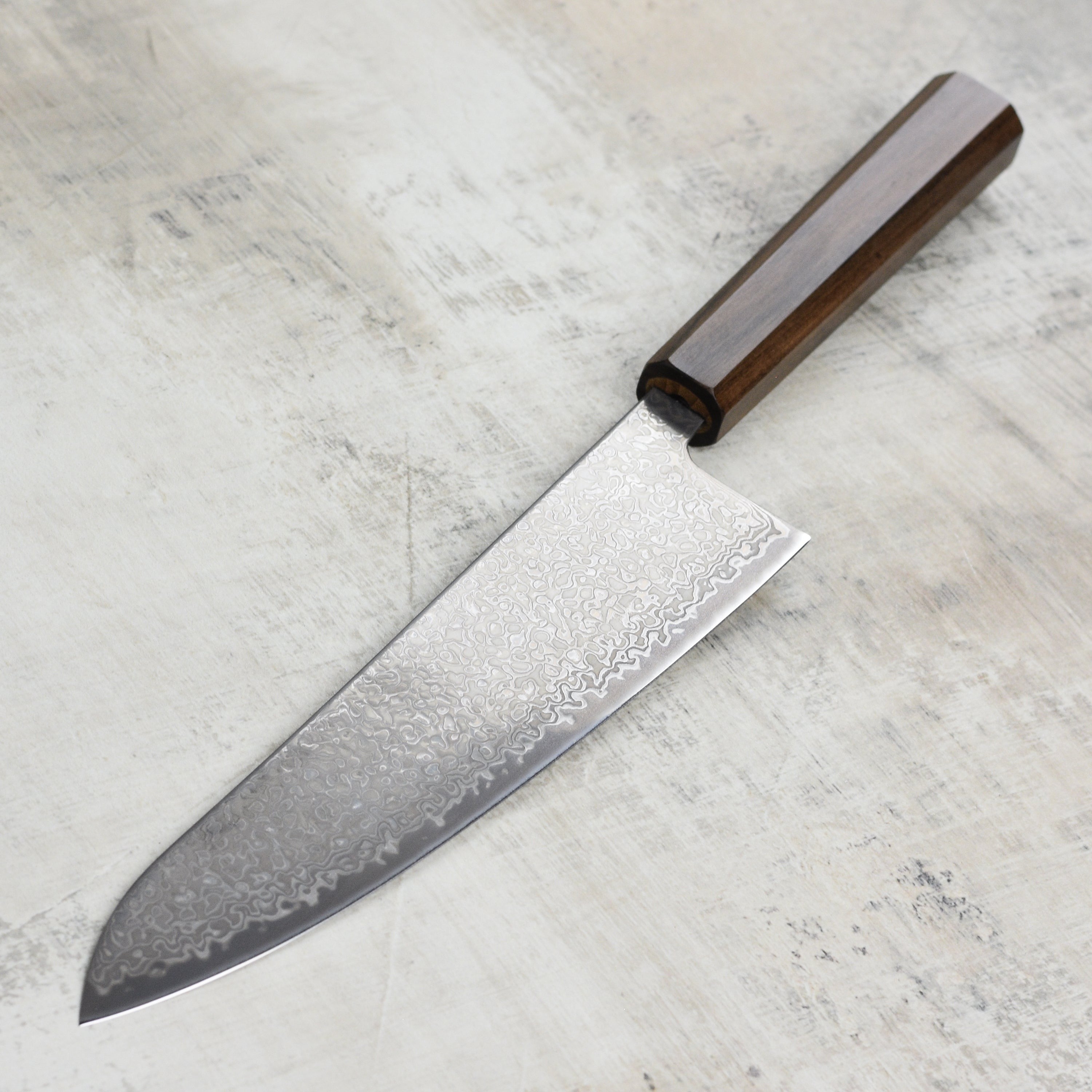 Hatsukokoro Hikari SLD Kurozome Damascus 8.25" Gyuto