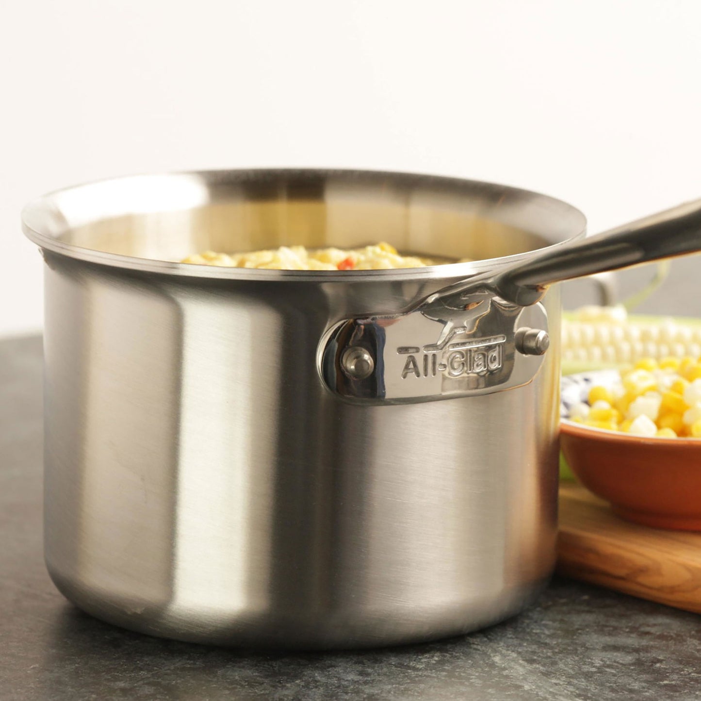 All-Clad d5 Brushed Stainless 2-quart Saucepan