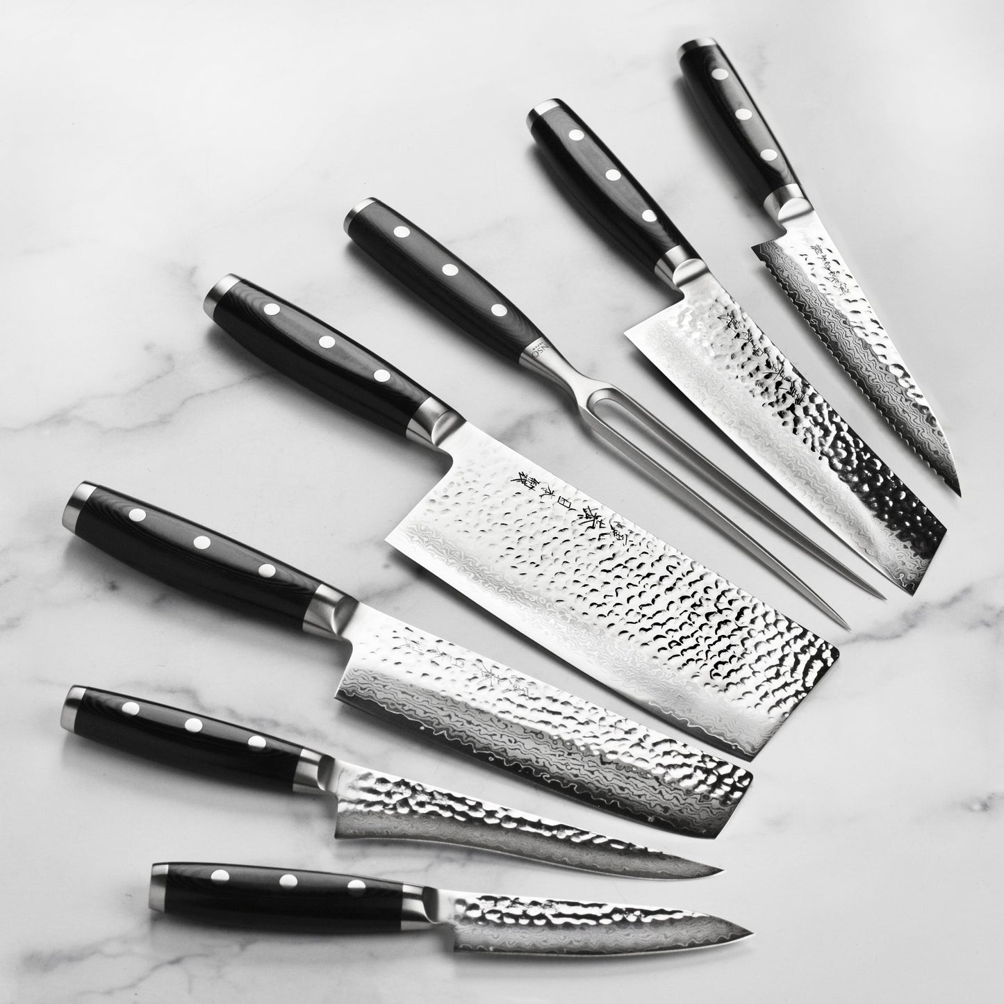 Enso HD 25 Piece Gray Ash Knife Block Set