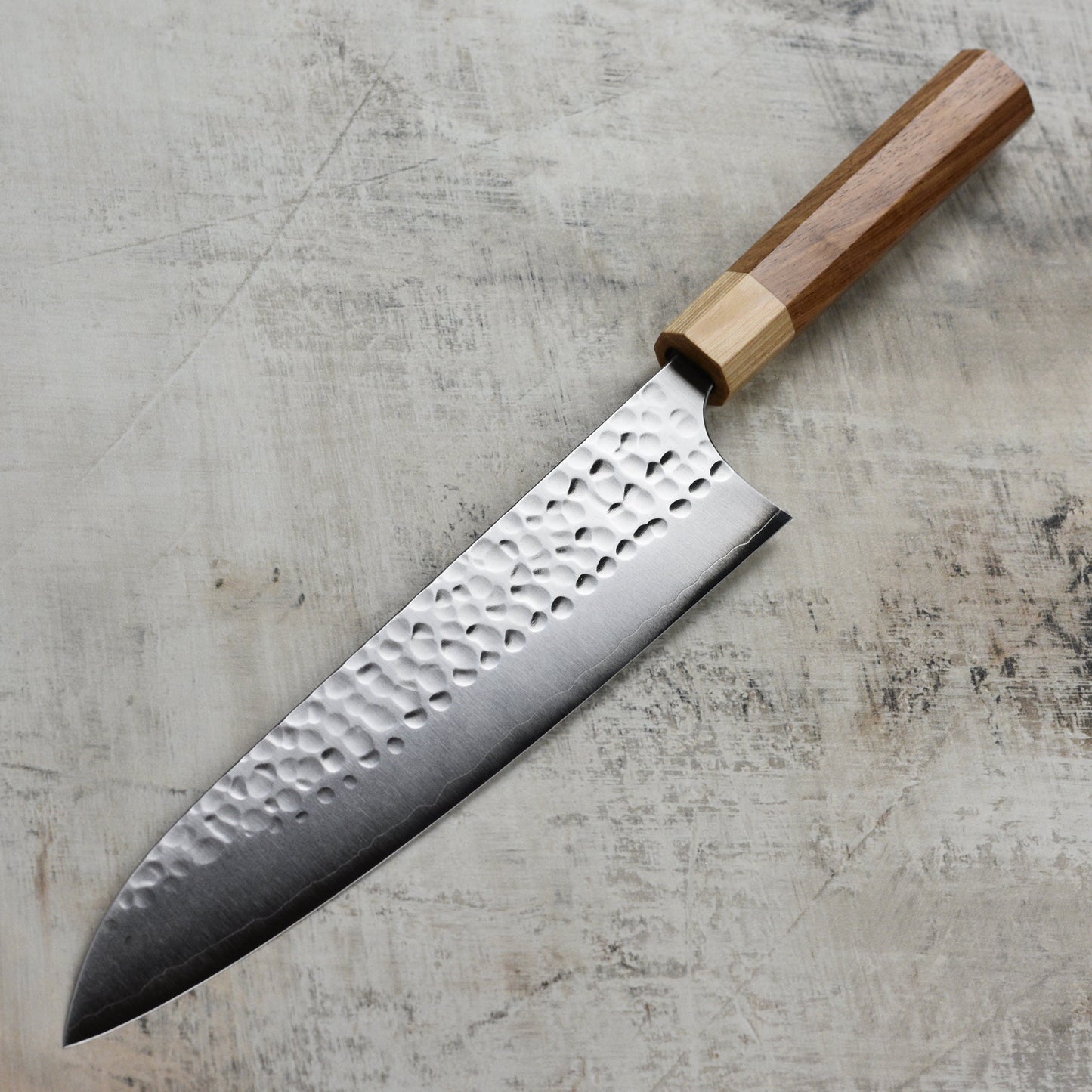Yoshimi Kato Forged Ginsan Stainless Clad 9.4" Gyuto