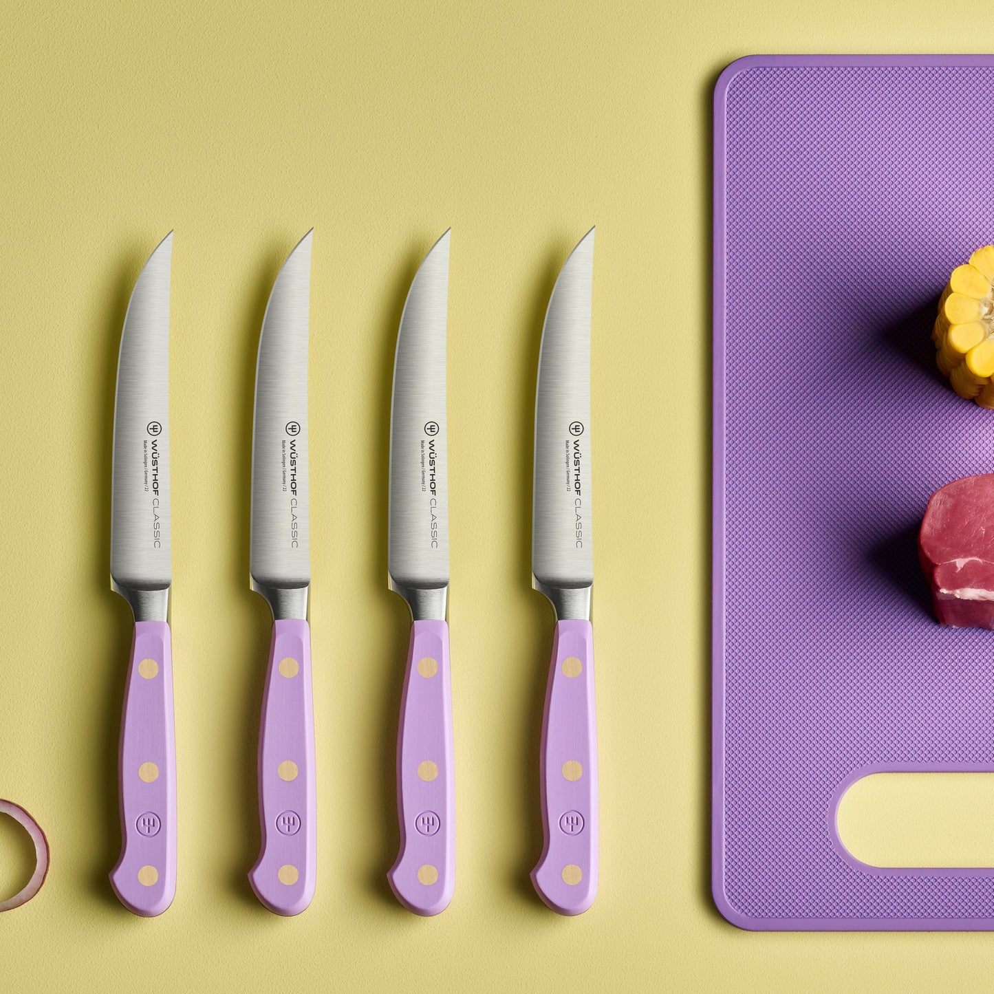 Wusthof Classic Purple Yam 4 Piece Steak Knife Set