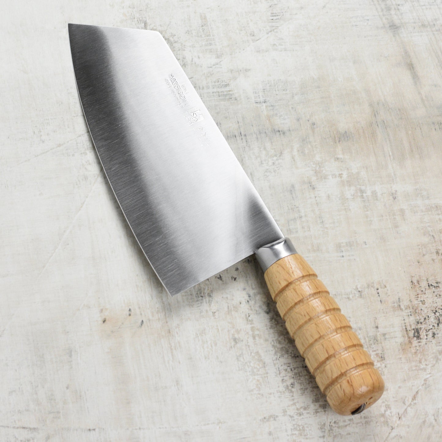 Maestro Wu 7" Cai Dao Chinese Chef's Knife, Wood Handle