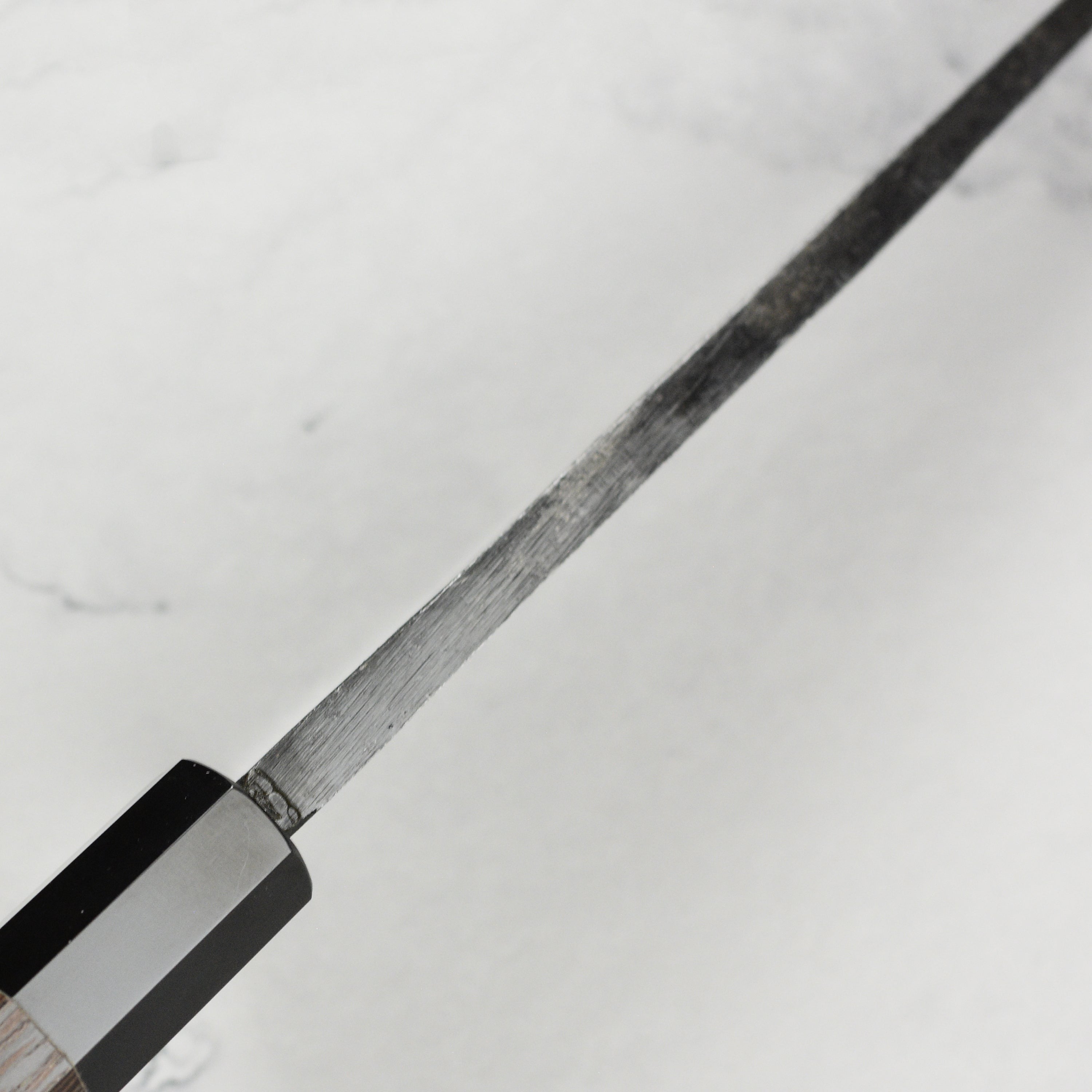Hatsukokoro Kurokaze Aogami #2 Kurouchi 6.5" Double Bevel Deba, Wenge