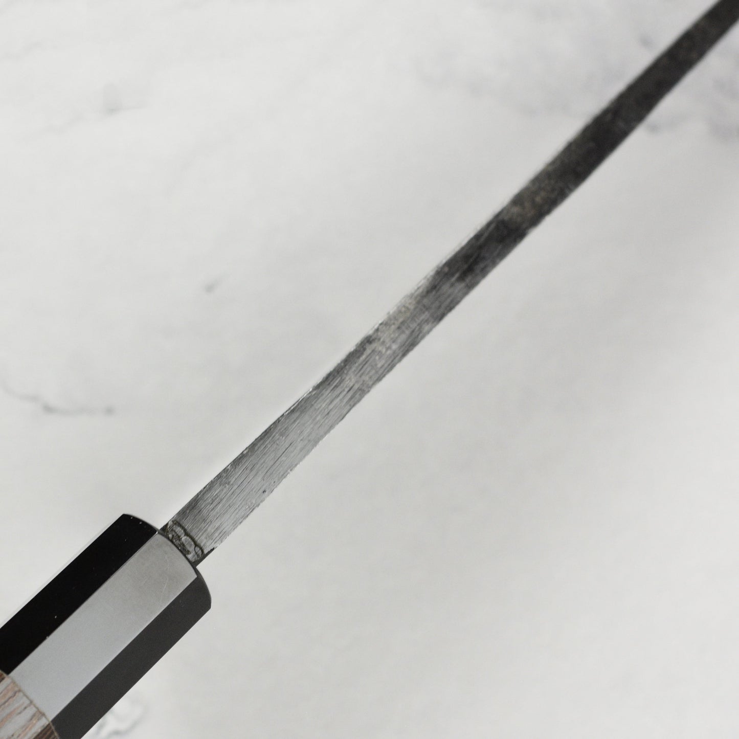 Hatsukokoro Kurokaze Aogami #2 Kurouchi 6.5" Double Bevel Deba, Wenge