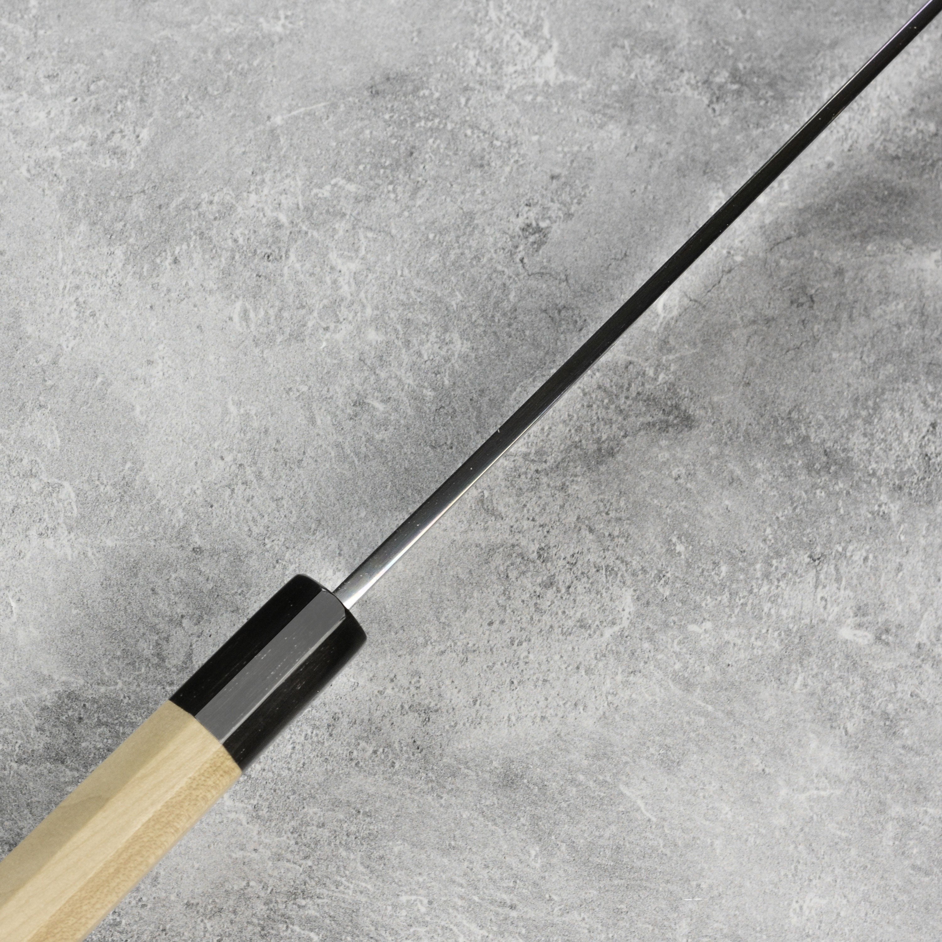 Ittetsu x Tanaka Shirogami #2 Single Bevel 10.6" Sakimaru Takohiki with Saya