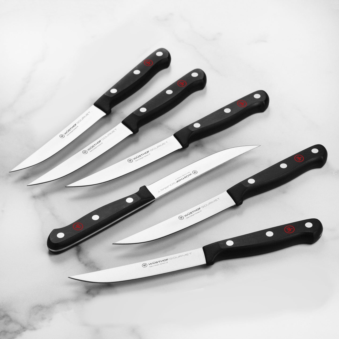 Wusthof Gourmet 6 Piece Steak Knife Set with Case