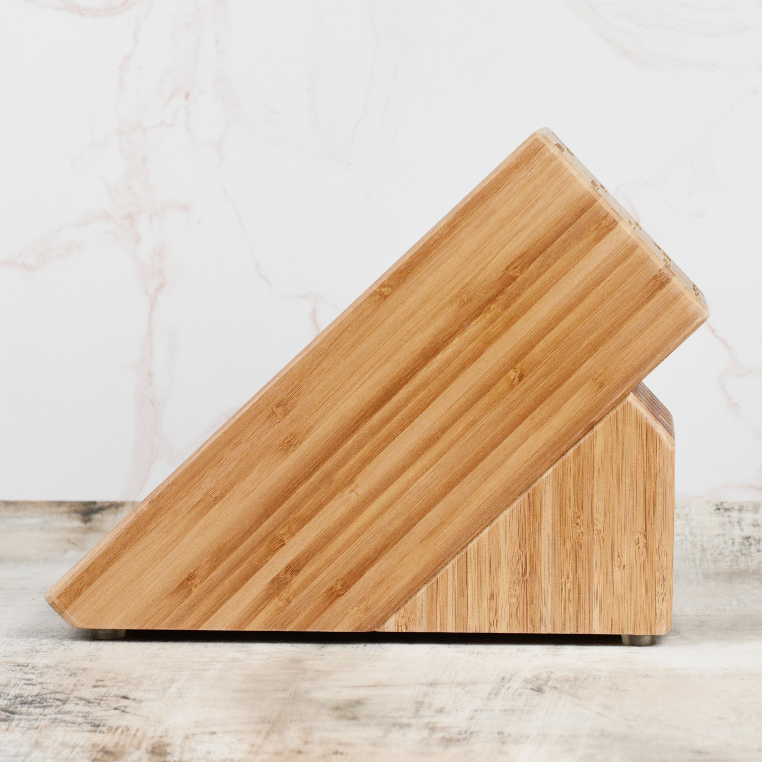 17 Slot Bamboo Knife Block