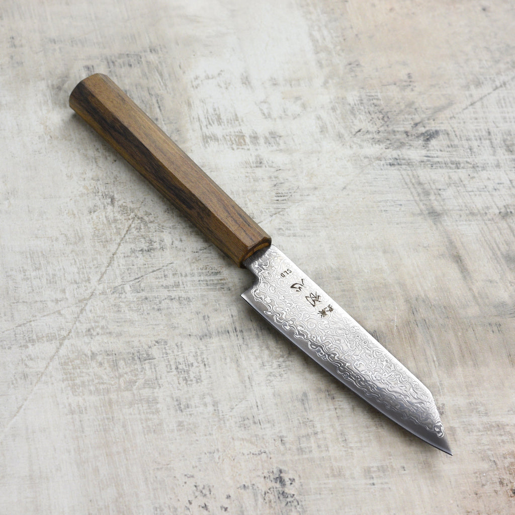 Hatsukokoro Hikari SLD Kurozome Damascus 5" Kiritsuke Petty
