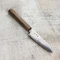 Hatsukokoro Hikari SLD Kurozome Damascus 5" Kiritsuke Petty
