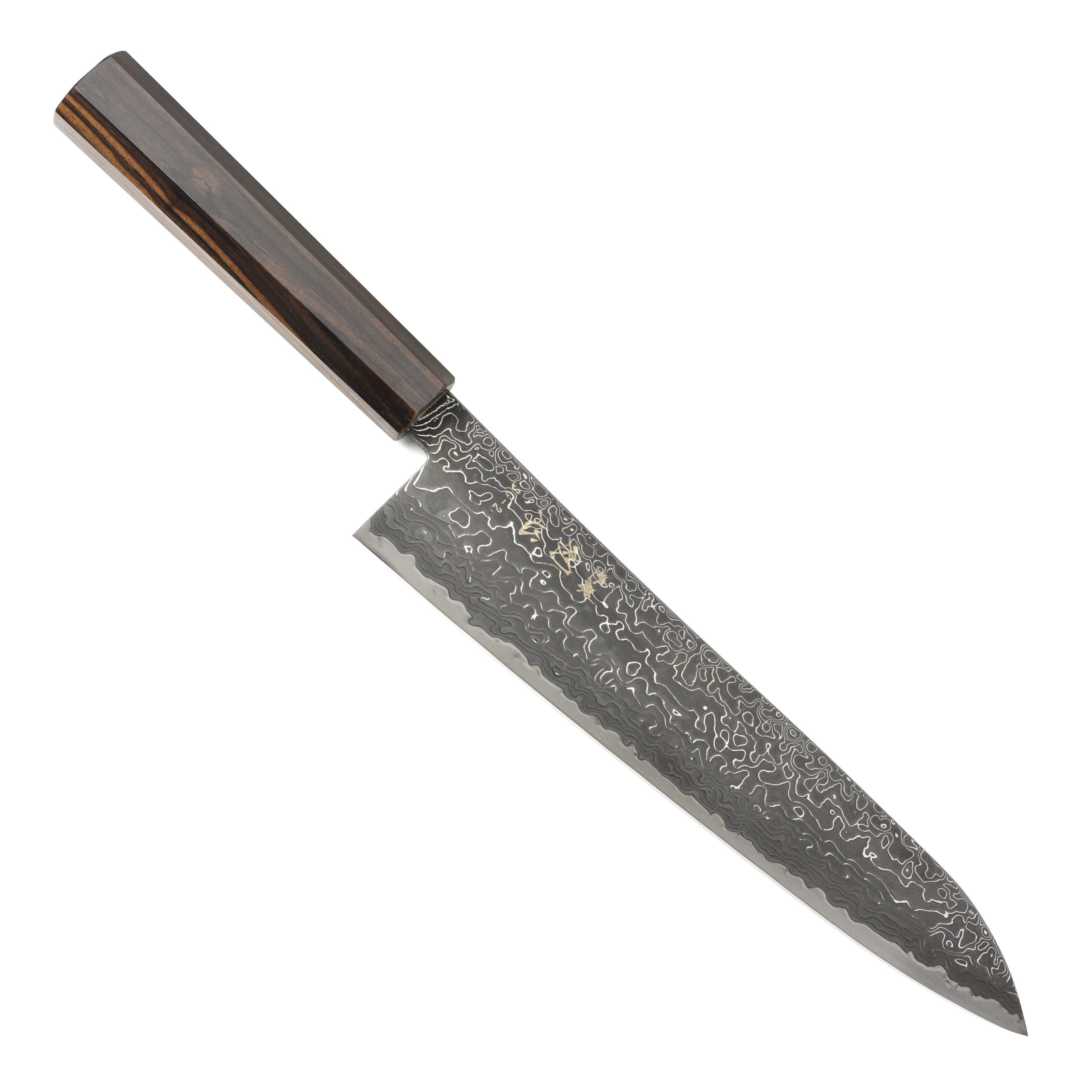 Hatsukokoro Ryuhyo SG2 Kurozome Damascus 9.4" Gyuto
