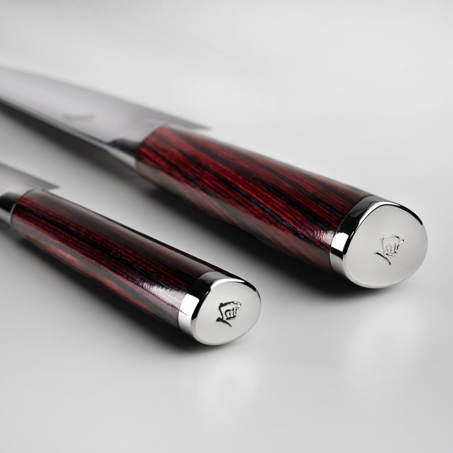 Shun Kohen Dual Core Chef's & Utility Knife Set with Sheaths & Case